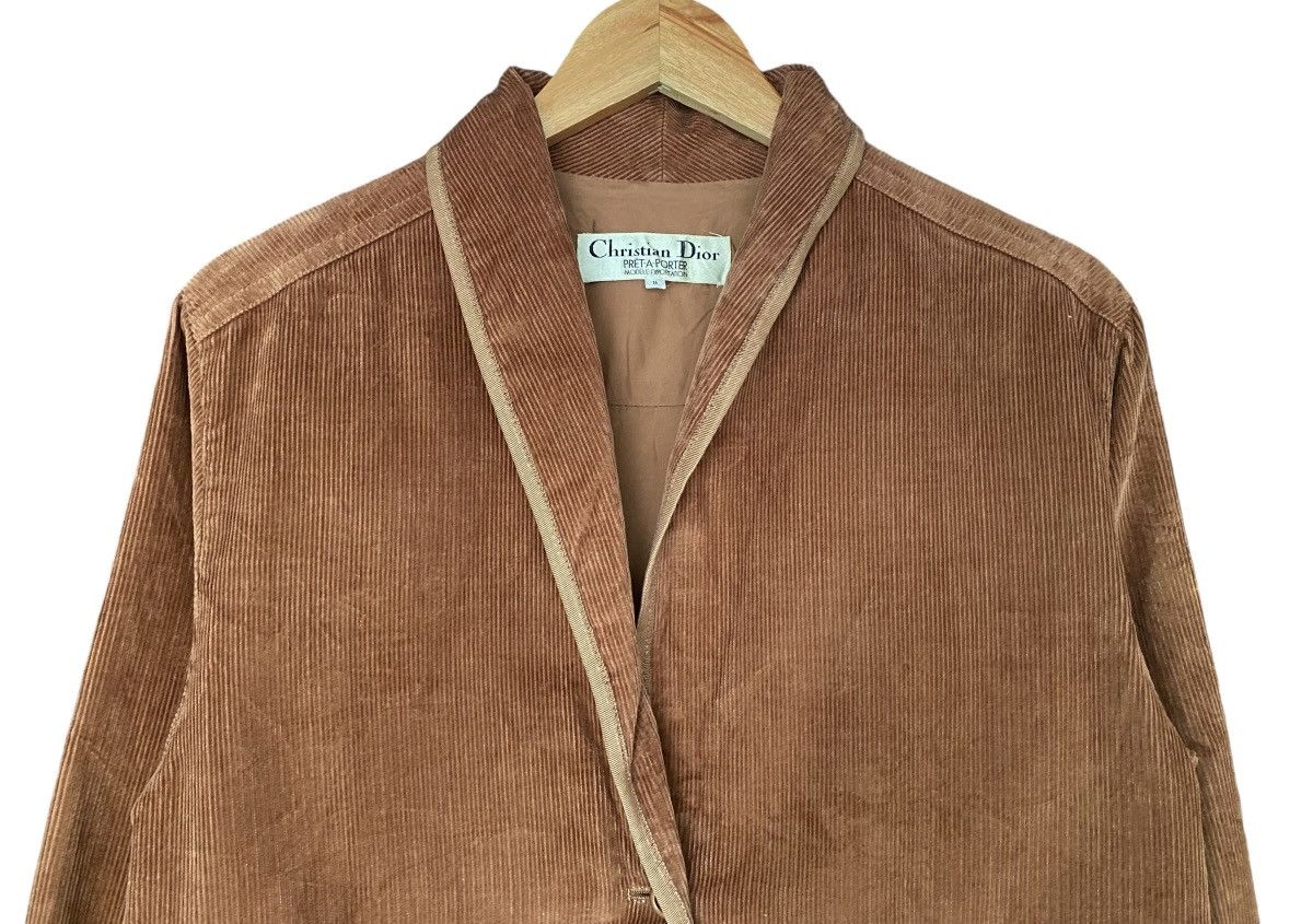 Christian Dior Monsieur Vtg🔥CHRISTIAN DIOR Pret A Porter Velvet Button Cardigan Size S / US 4 / IT 40 - 5 Thumbnail