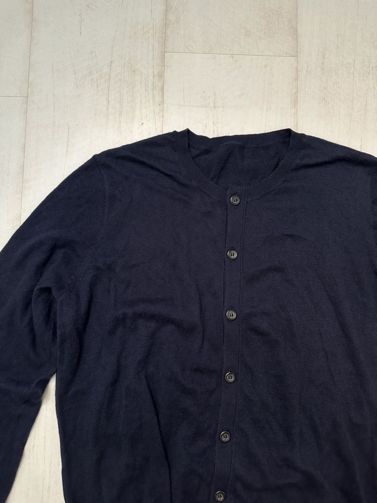 Yohji Yamamoto Yohji Yamamoto Y’s navy cardigan Size L / US 10 / IT 46 - 3 Thumbnail