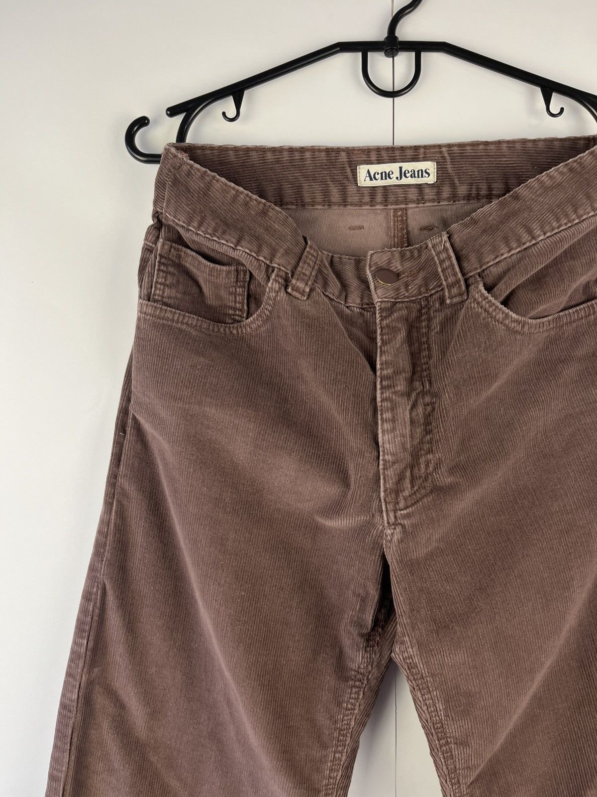 Acne Studios Acne Studios Velvet Cotton A-Pant Cord Wine Pants Size 34" / US 12 / IT 48 - 2 Thumbnail