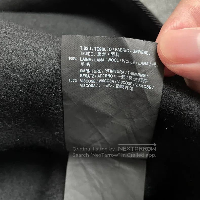 Saint Laurent Paris Saint Laurent Paris Black Cloak Pure Wool Overcoat Size XS / US 0-2 / IT 36-38 - 6 Thumbnail