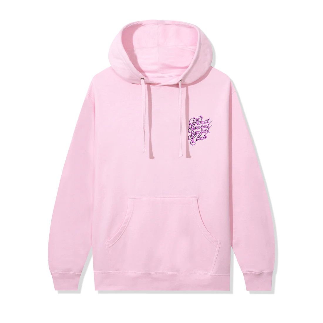 Anti Social Social Club Eyelash Pink Hoodie ASSC DS