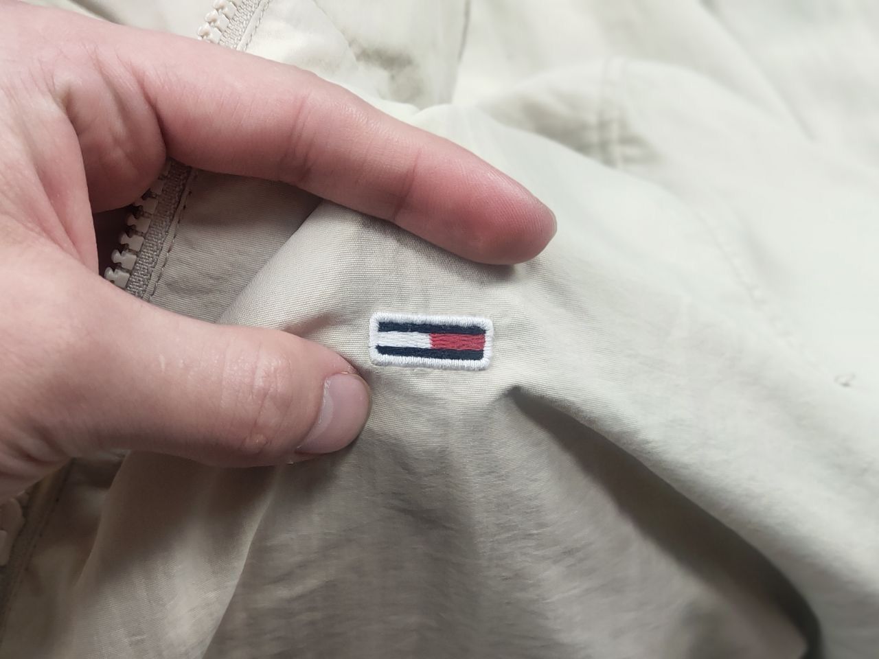 Tommy Hilfiger Tommy Hilfiger essential casual bomber Beige Zip Jacket Size US XL / EU 56 / 4 - 9 Thumbnail