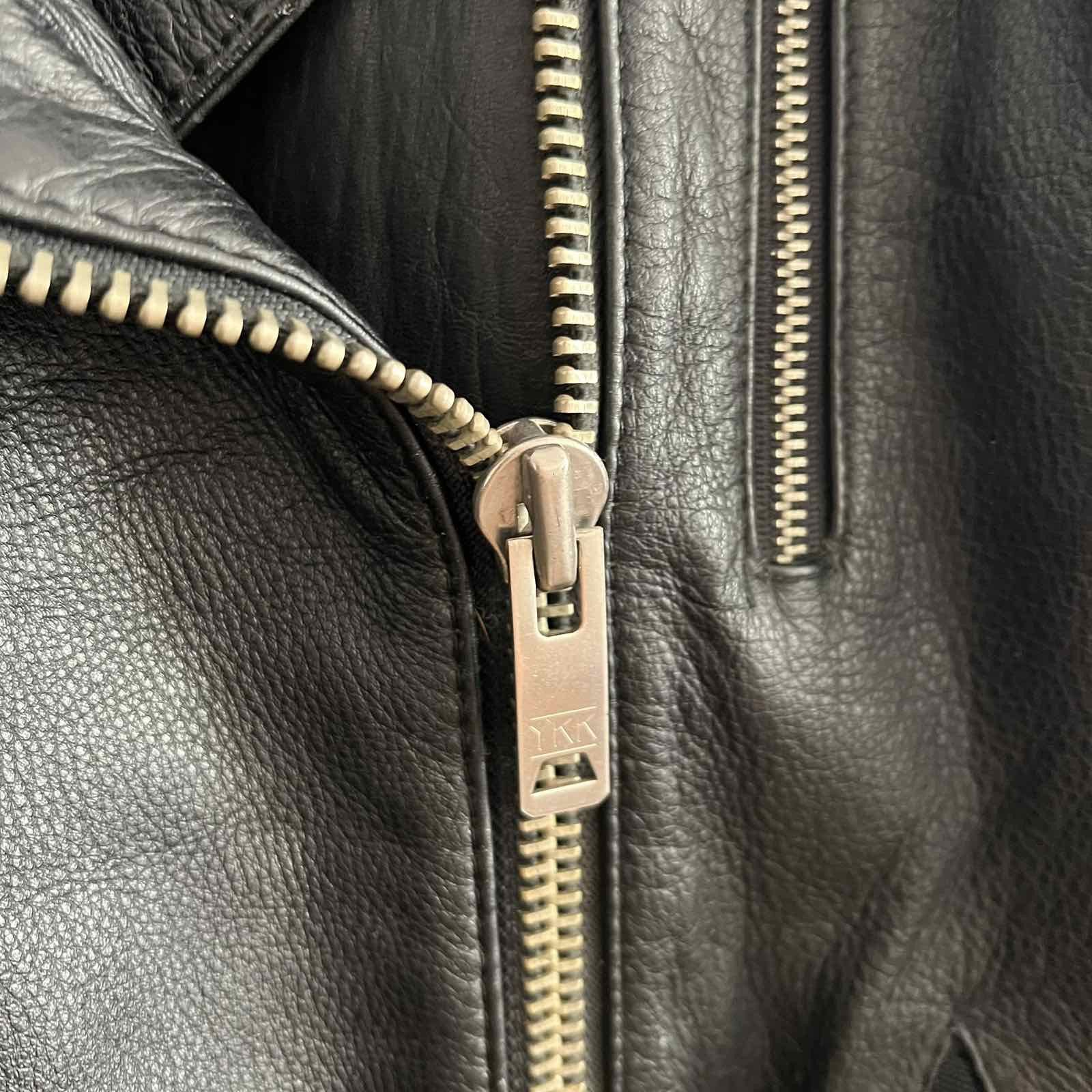Other Vintage Womens Leather jacket Sz L Black 90s Size L / US 10 / IT 46 - 5 Thumbnail