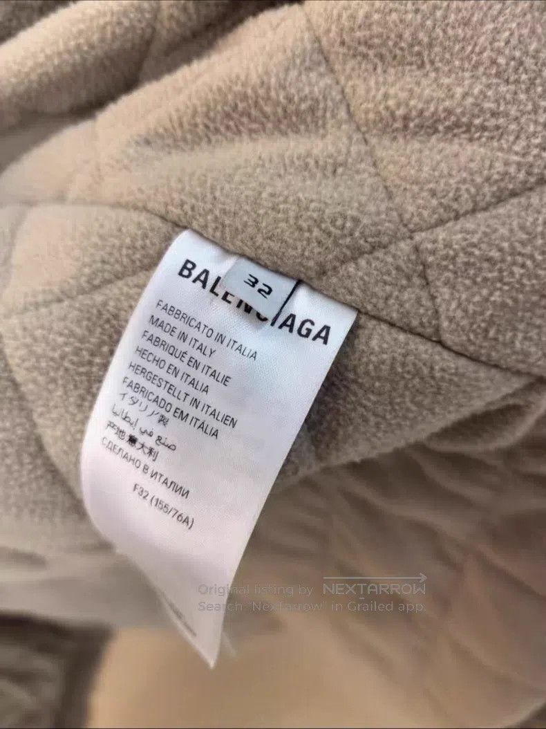 Balenciaga Balenciaga Beige faux fur coat Size 4XL / US 24-26 - 6 Thumbnail
