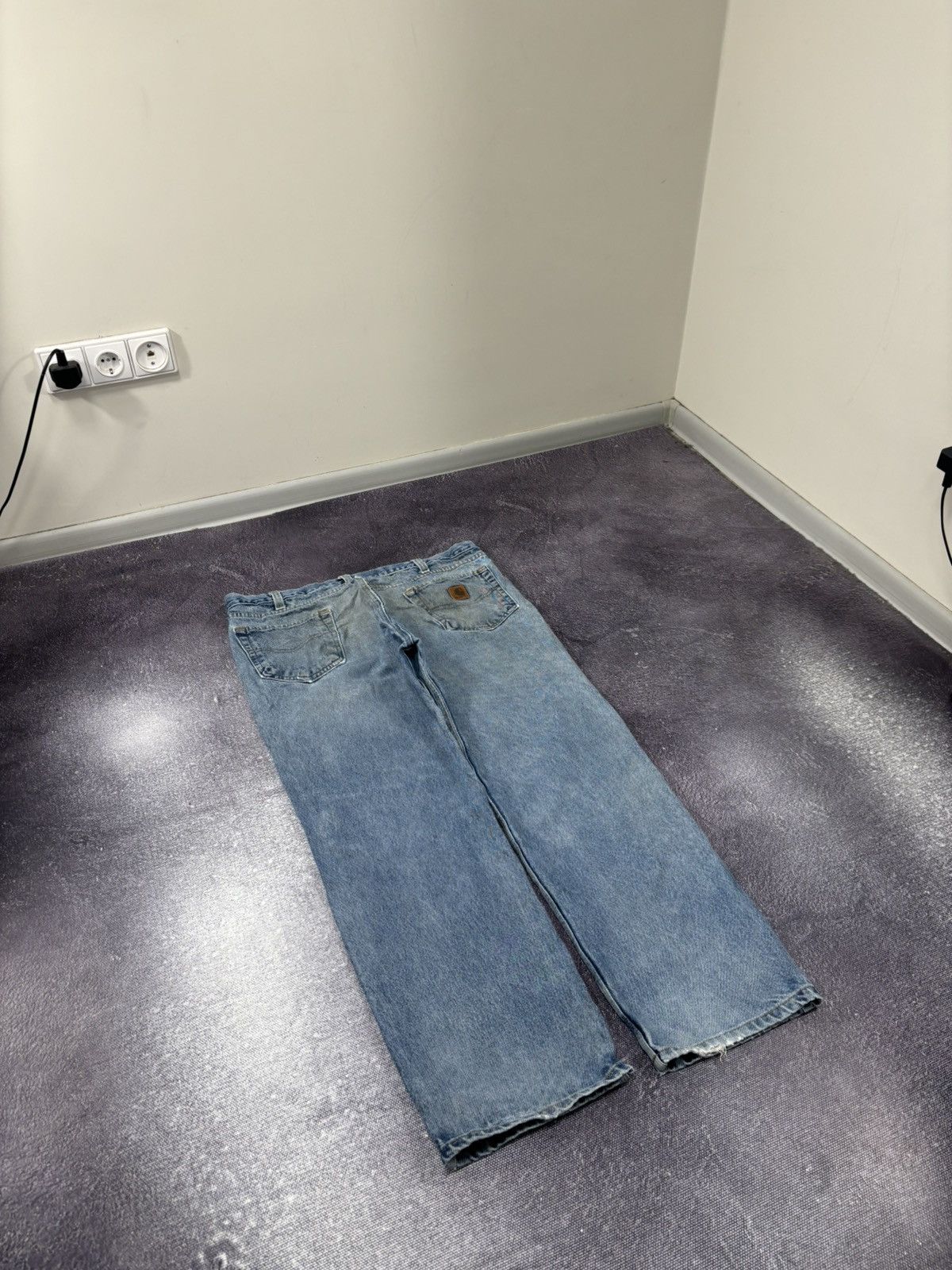 Carhartt Vintage Carhartt Traditional Fit Faded Work Hype Denim Jeans Size US 38 / EU 54 - 3 Thumbnail