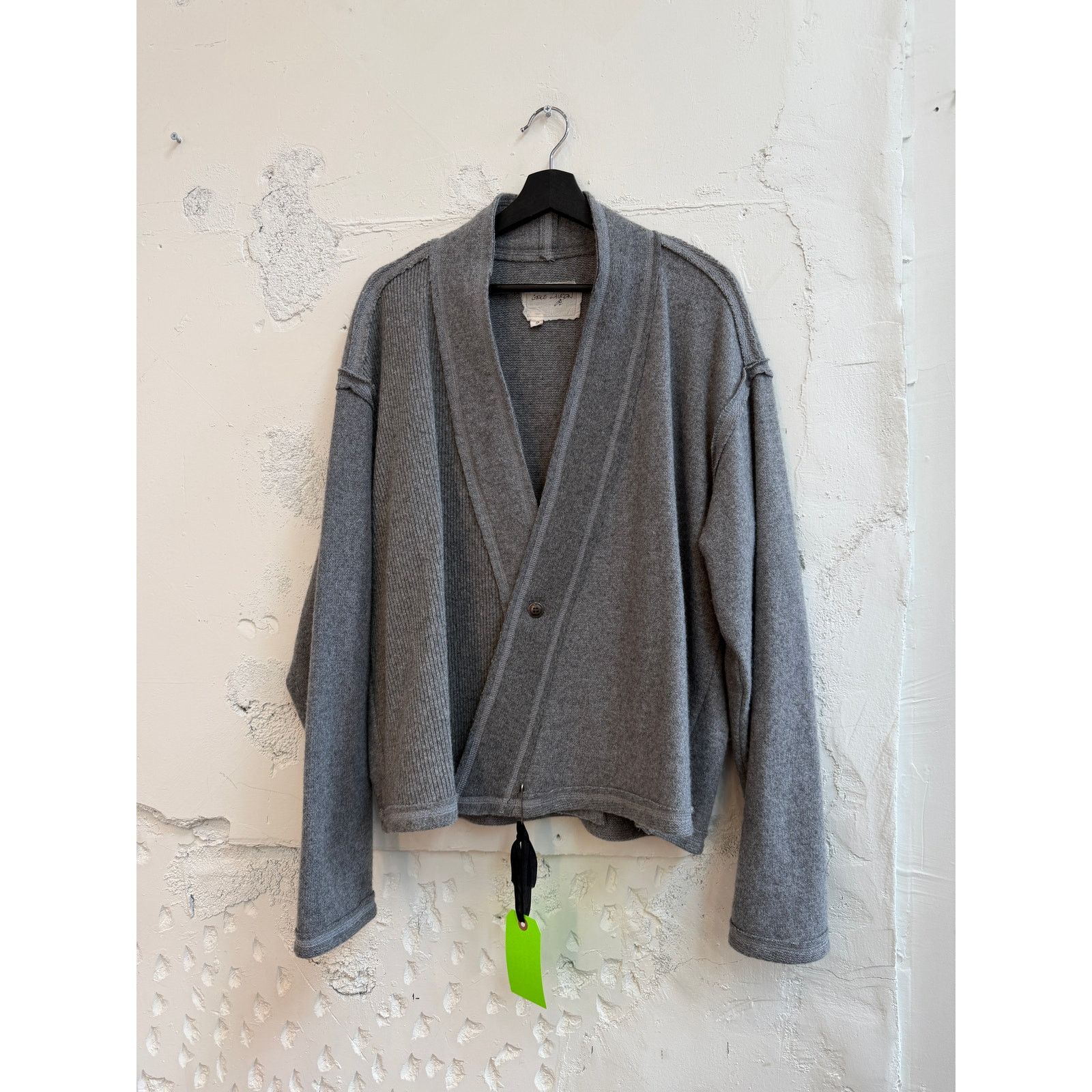 Greg Lauren Greg Lauren SAMPLE Grey Wool Knit GL1 Size US L / EU 52-54 / 3 - 1 Thumbnail