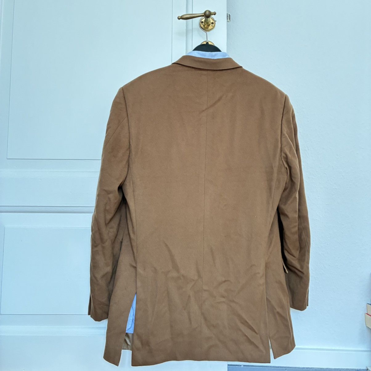 Corneliani Corneliani 100% Virgin Wool Camel Overcoat - Italy - Size 36R - 11 Thumbnail
