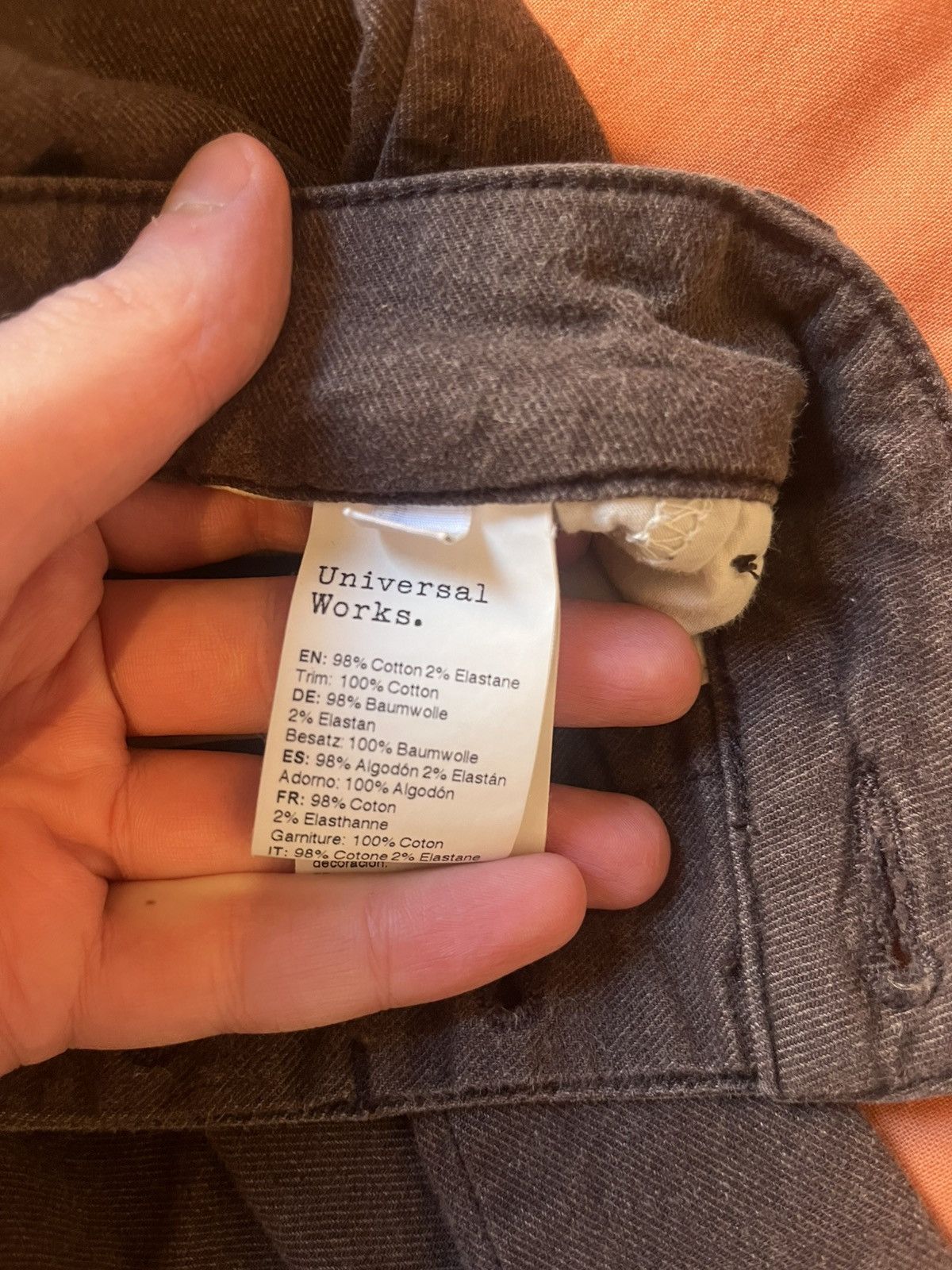 Universal Works Universal Works Military Chino Chocolate W30 Size US 31 - 4 Thumbnail