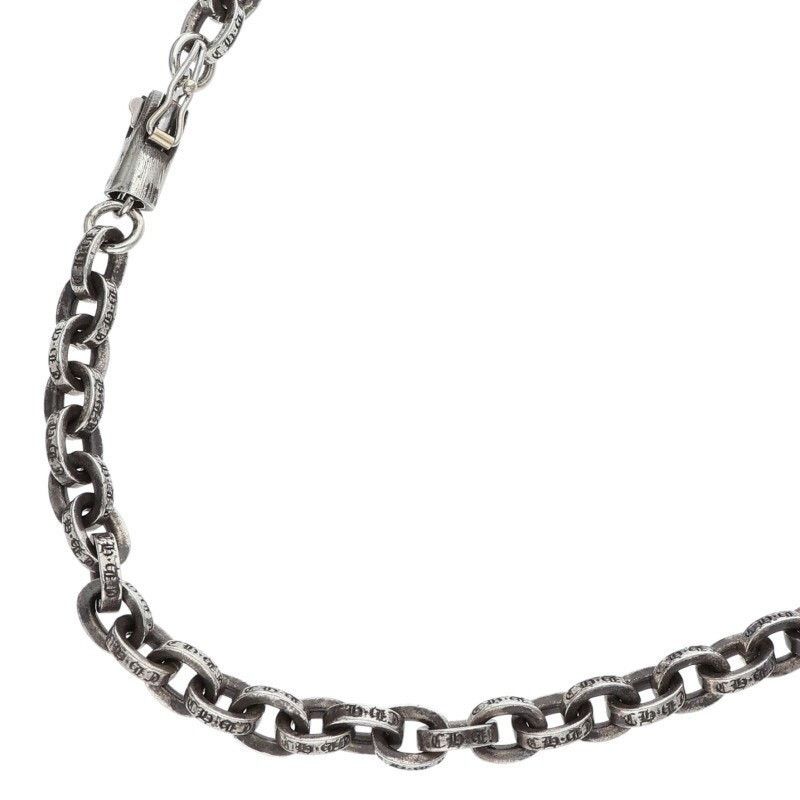 Chrome Hearts 18 Paper Chain Silver Necklace