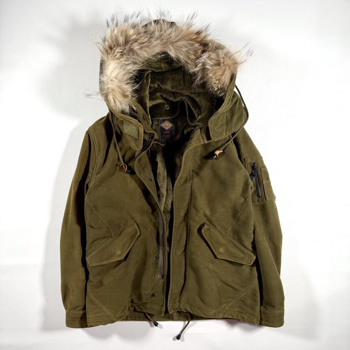 291295=Homme 291295 = Homme Raccoon Fur Parka Size US S / EU 44-46 / 1 - 1 Thumbnail