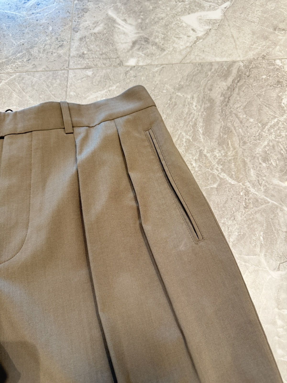 The Row The Row Mikeno Pleated Wool Pants Size US 32 / EU 48 - 3 Thumbnail