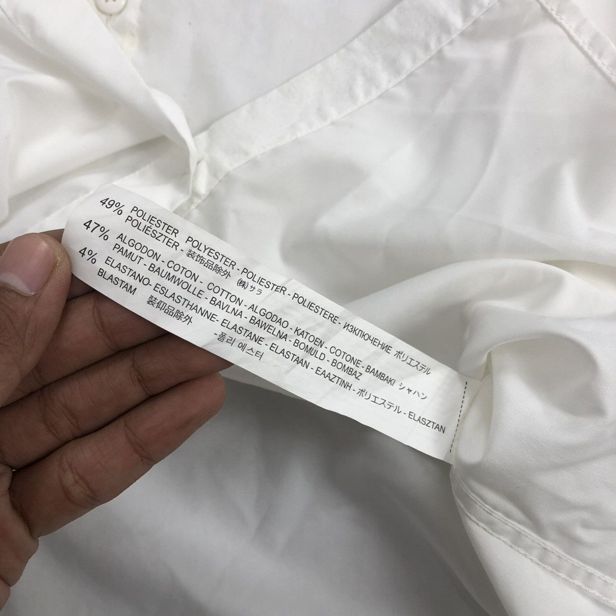 Dolce & Gabbana × Vintage Vintage Dolce & Cabbana Heraldic Patch White Long Shirt Size US M / EU 48-50 / 2 - 10 Thumbnail