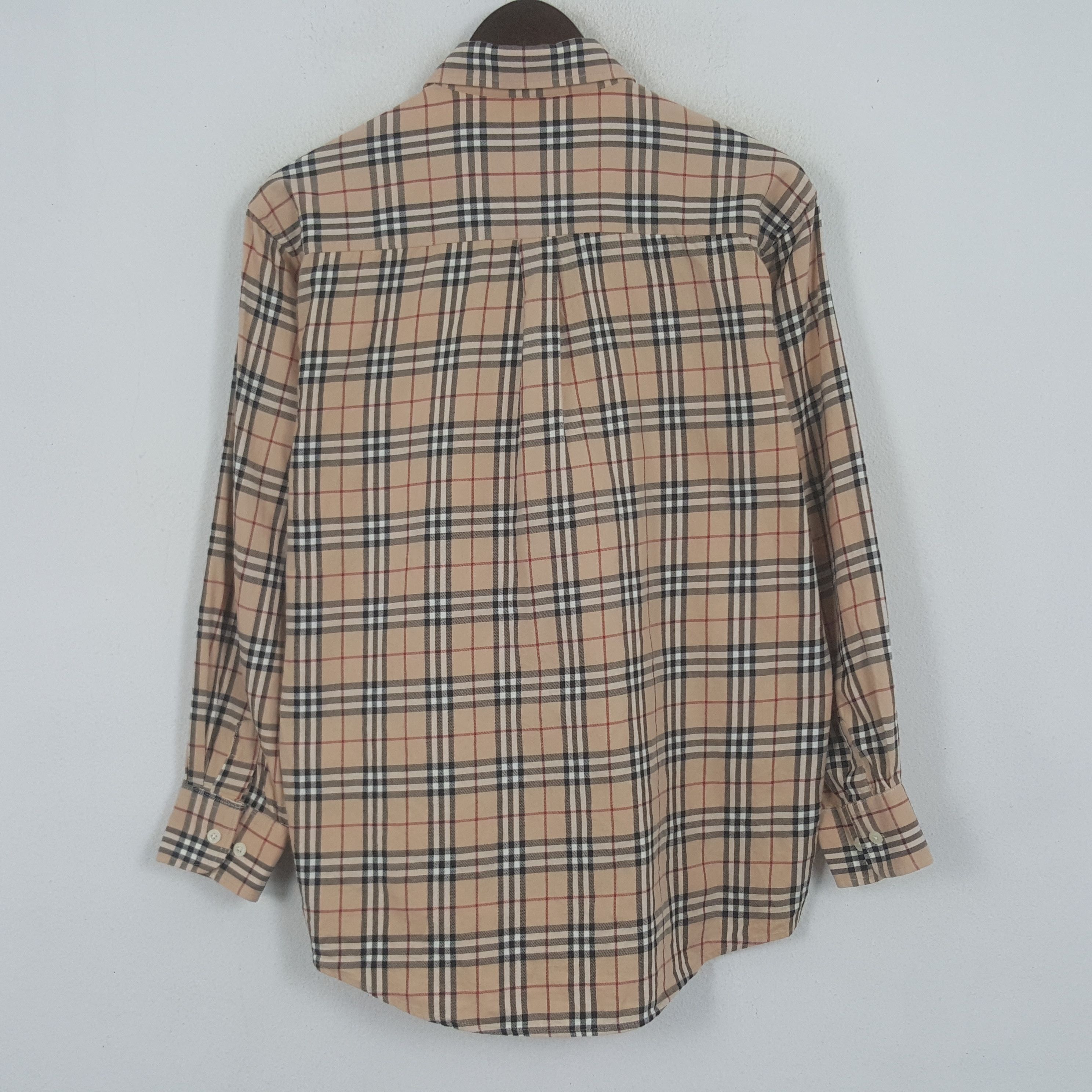 Burberry × Vintage Vintage Burberry London Nova Check Button Up Shirt Size US M / EU 48-50 / 2 - 3 Thumbnail