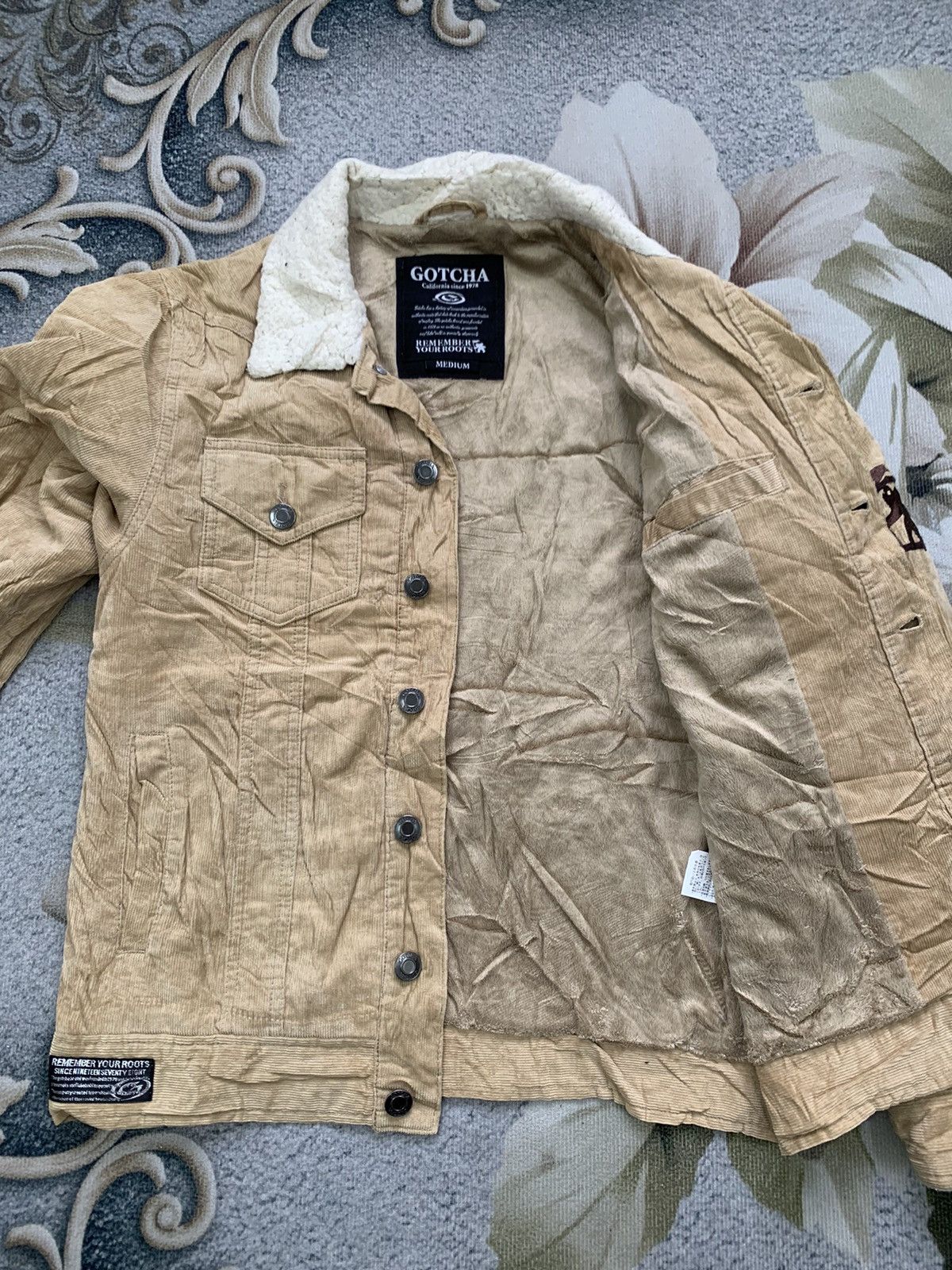 Gotcha Gotcha Embroidered House Of Gotcha Corduroy Jacket Size US M / EU 48-50 / 2 - 9 Thumbnail