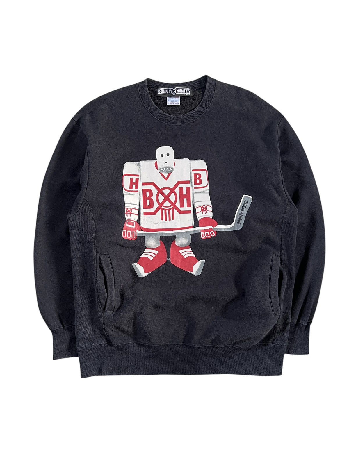 Bounty Hunter × Japanese Brand × Vintage Vintage 90s Bounty Hunter Heavyweight Sweatshirt Size US XL / EU 56 / 4 - 1 Thumbnail