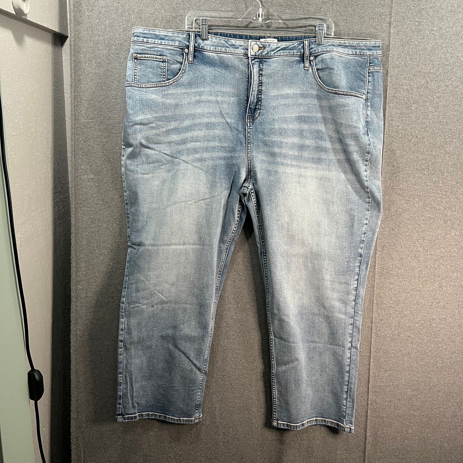 Other Candace Cameron Bure Regular Cropped Straight Leg Jeans Size 40" / US 18 - 1 Thumbnail