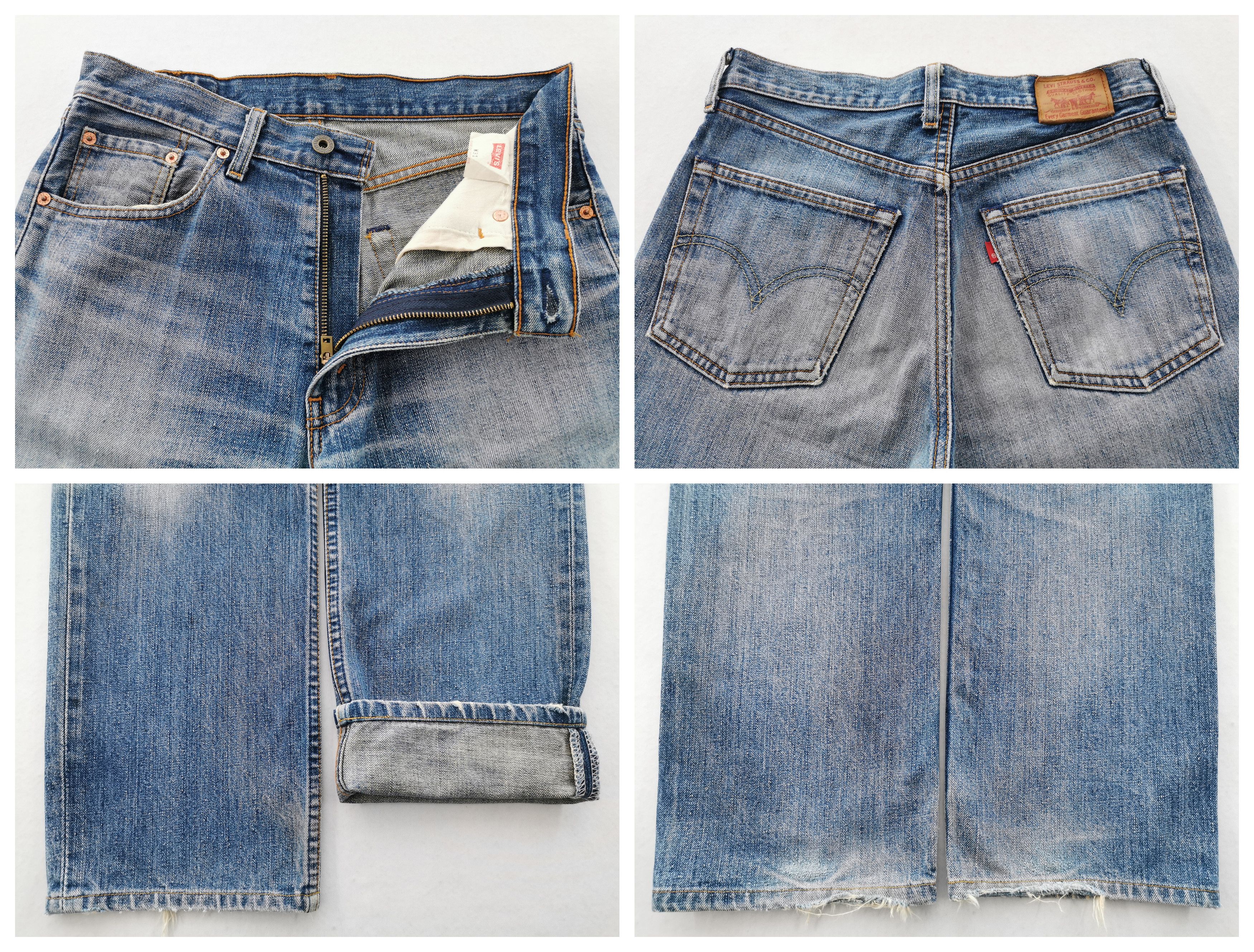 Levi's Distressed Vintage 90's Levis Lot 502 Denim Size 32/31x34 Size US 32 / EU 48 - 7 Thumbnail