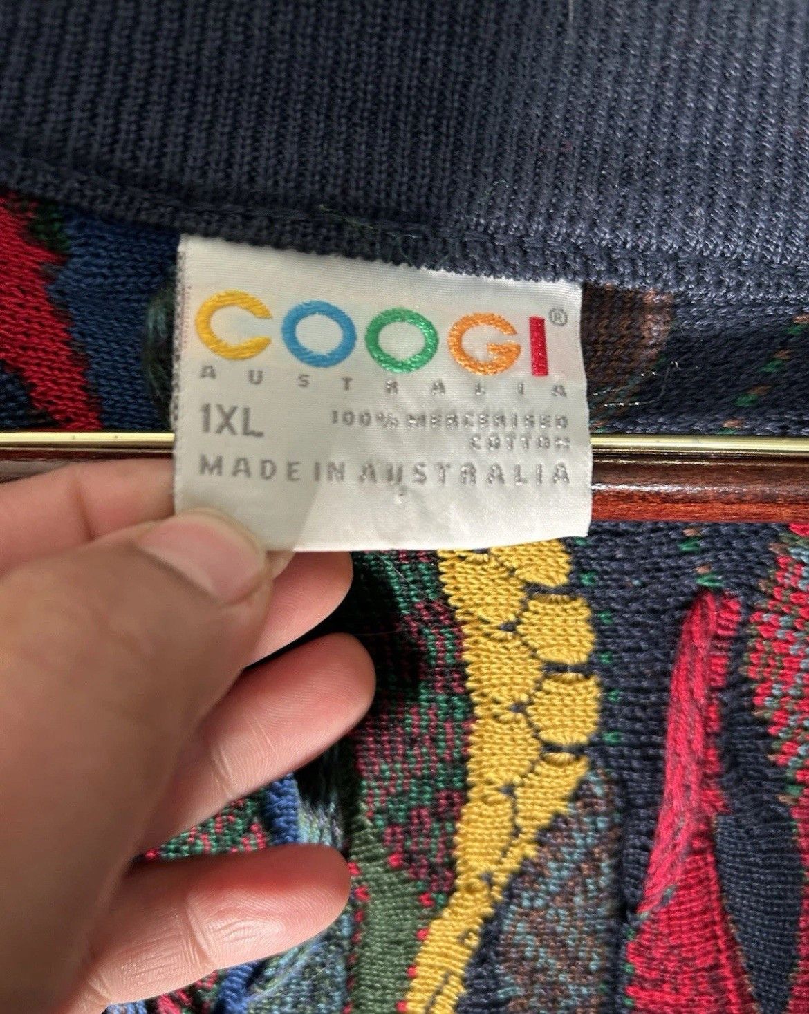 Coogi COOGI Knitted Cardigan 3D Knit Size XL Made in Australia Size US XL / EU 56 / 4 - 2 Thumbnail