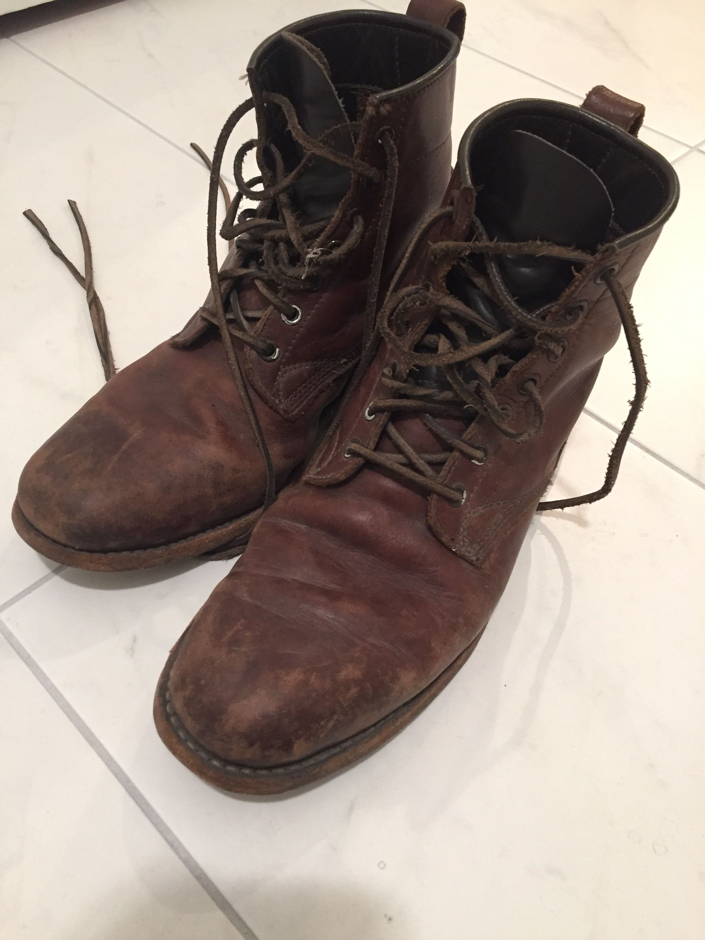 image of Wings + Horns X Dayton Service Boot in Brown, Men's (Size 7)