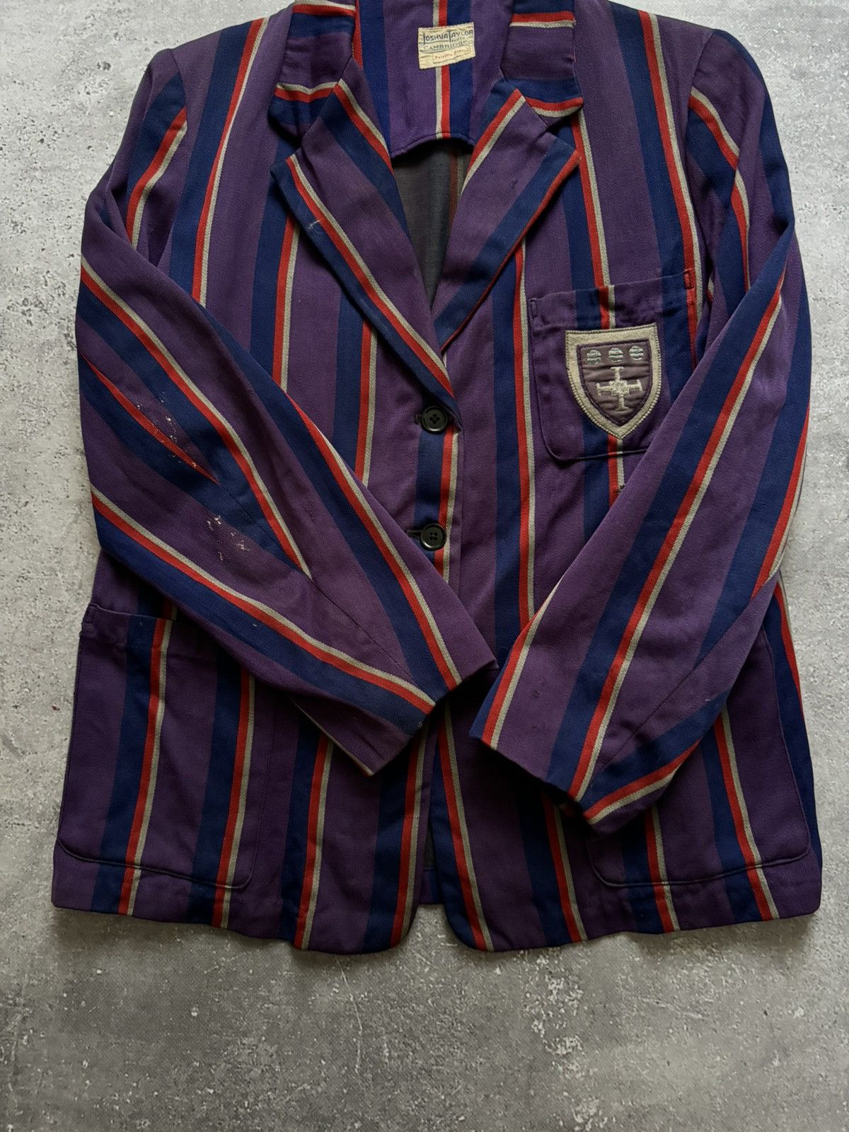 Other 1940s Cambridge University Striped Boating Wool Jacket Size US S / EU 44-46 / 1 - 9 Thumbnail