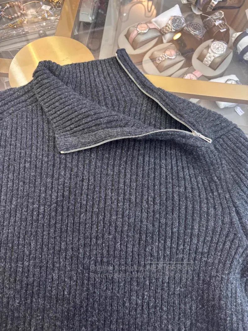 Hermes Hermes Dark Gray Wool High-neck Sweater Size XS / US 0-2 / IT 36-38 - 4 Thumbnail