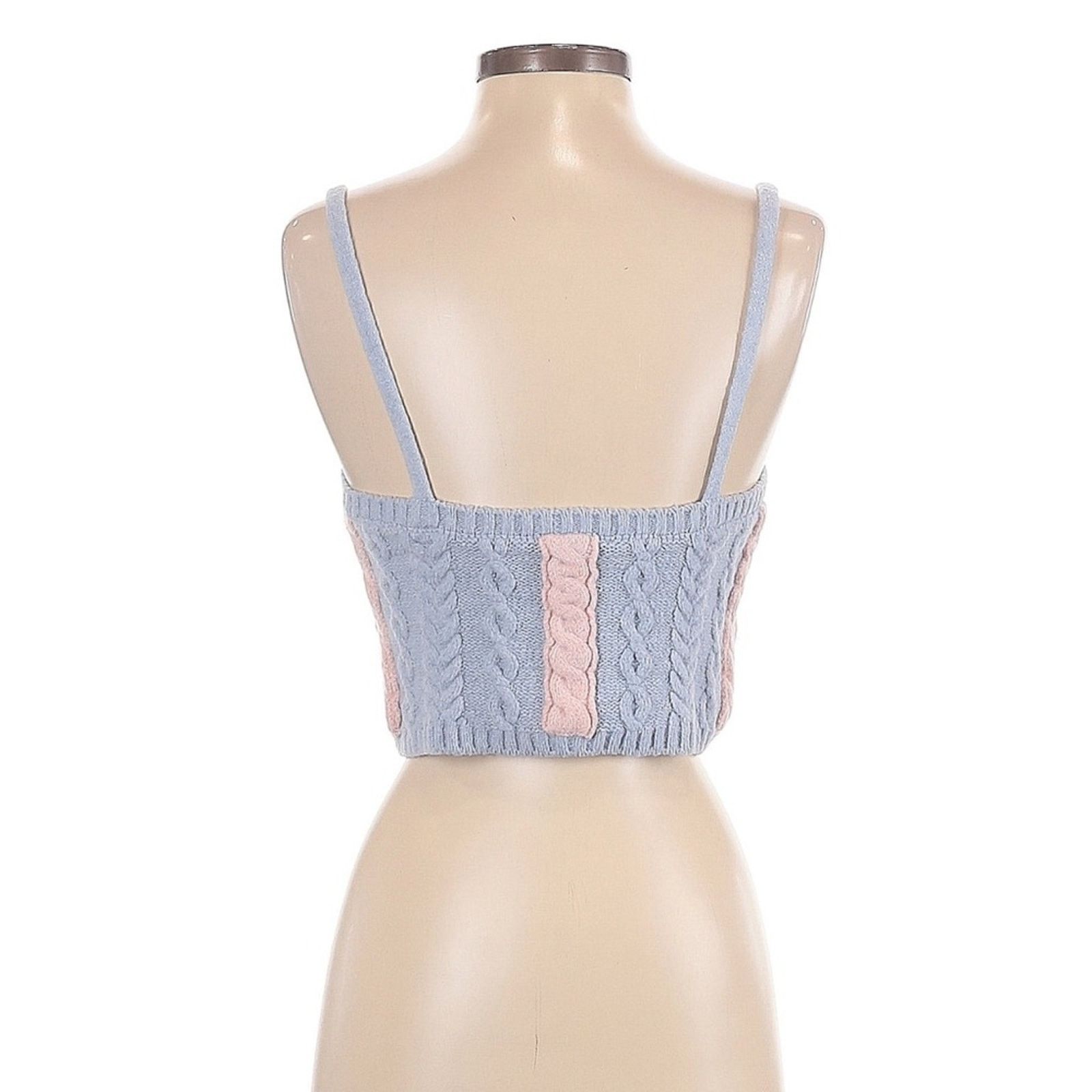 For Love & Lemons For Love & Lemons Paige Knit Crop Top - Size Small Size S / US 4 / IT 40 - 2 Thumbnail