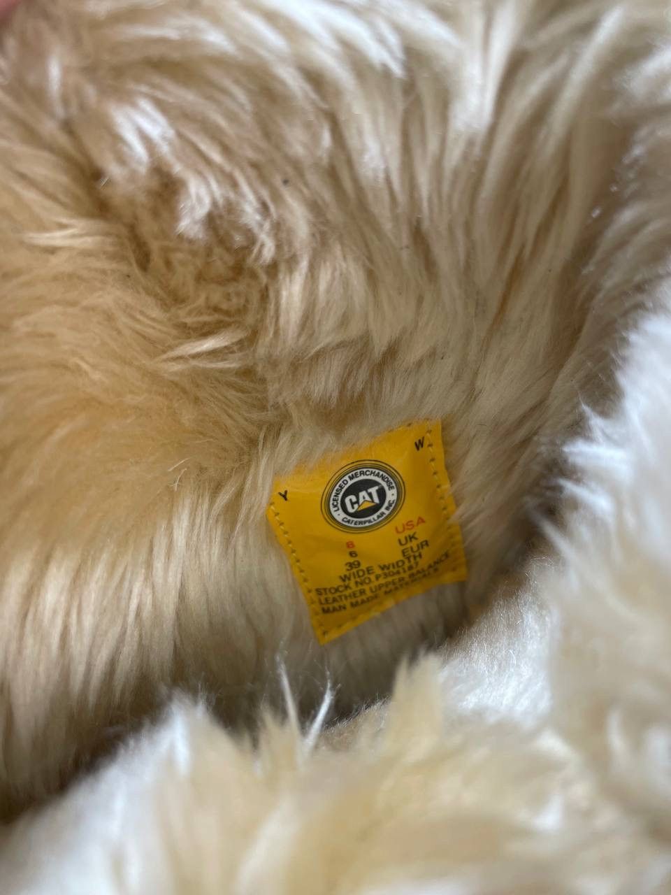 A.S.98 Vintage Caterpillar Faux Fur AS98 Style High Belt Boots Y2K Size US 8 / IT 38 - 6 Thumbnail