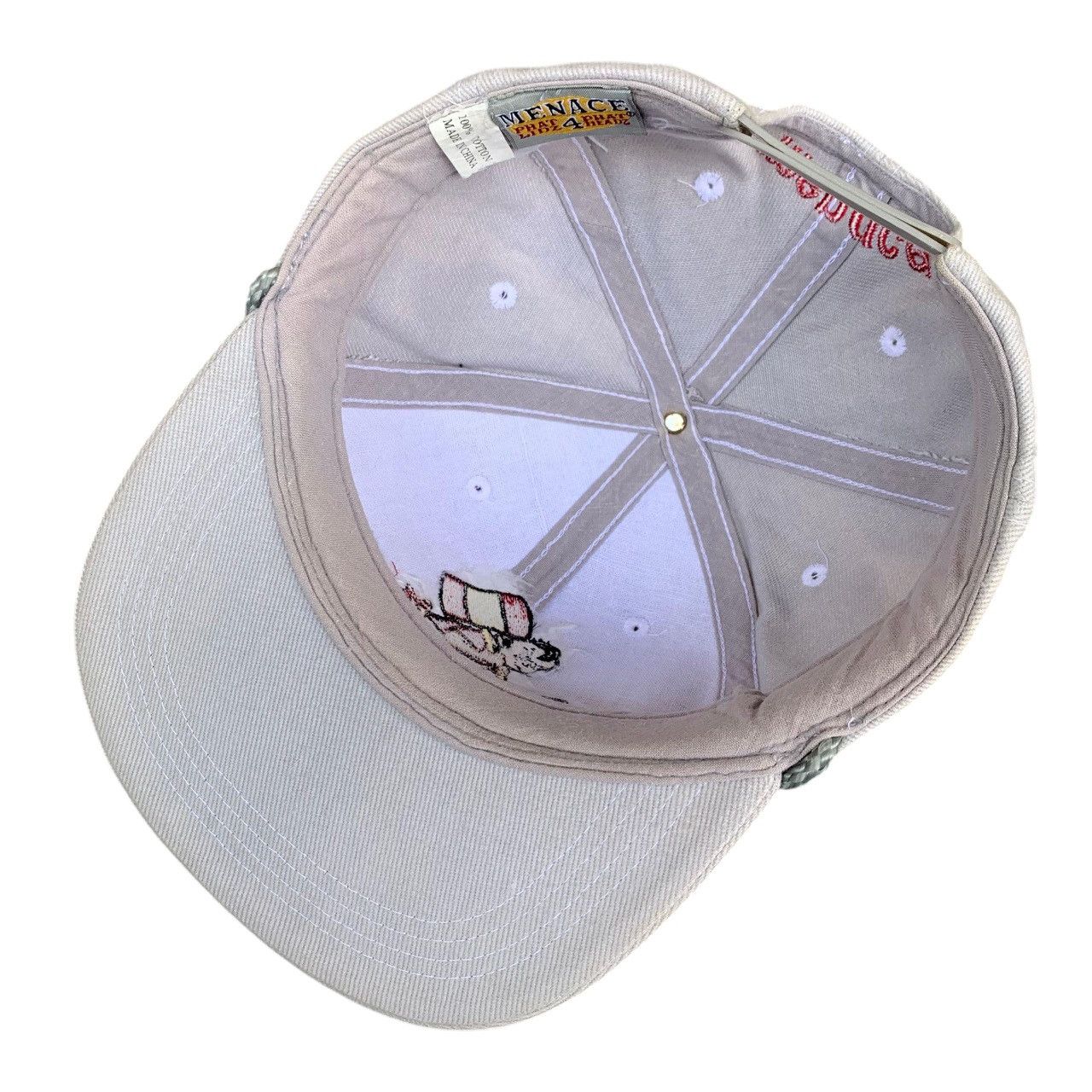 Menace 💥RARE vintage 90s menace clothing snapback Size ONE SIZE - 2 Thumbnail