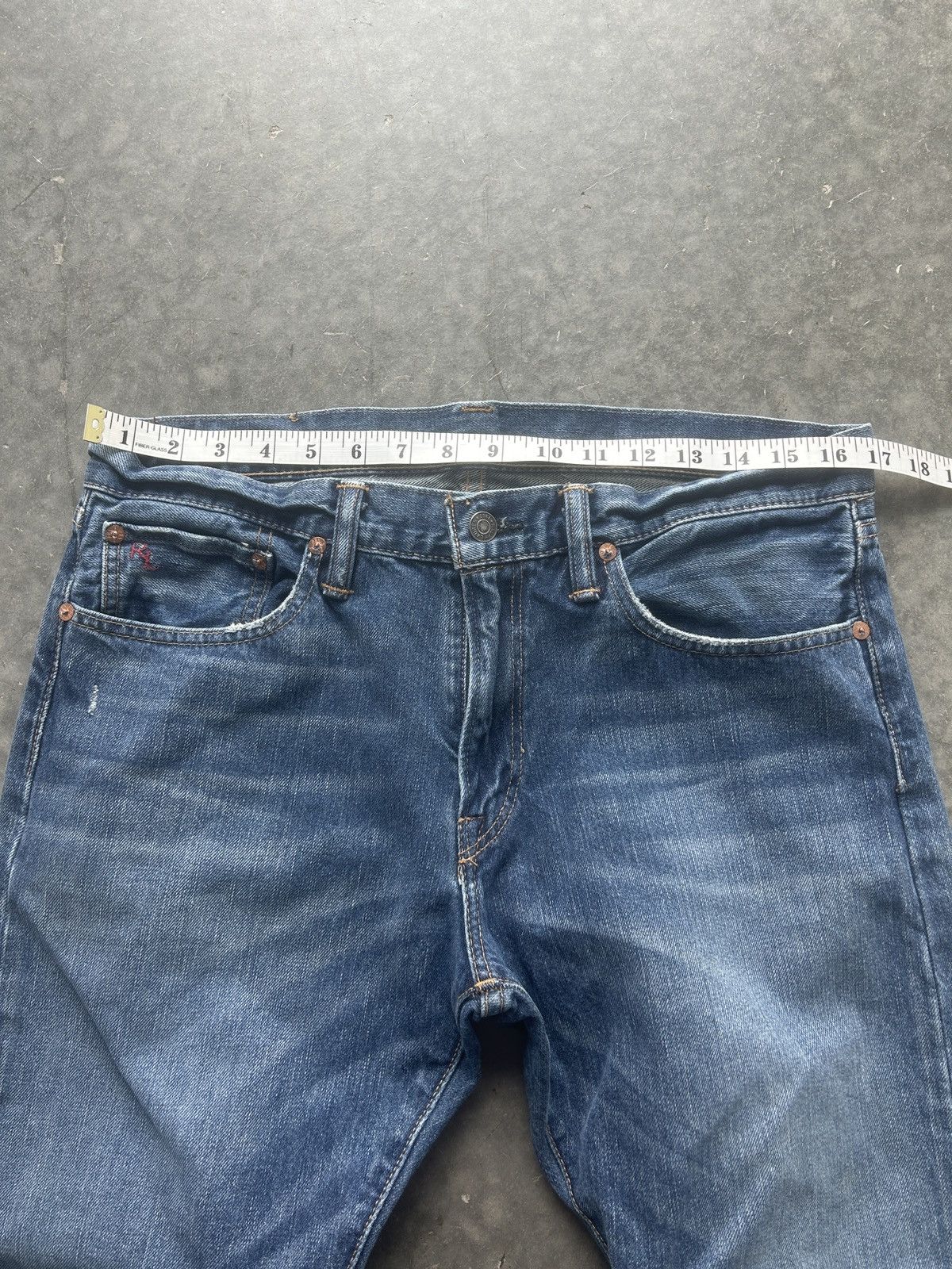 Polo Ralph Lauren × Vintage Vintage Y2K Polo Ralph Lauren Denim Jeans 34x32 Slim Fit Size US 34 / EU 50 - 11 Thumbnail