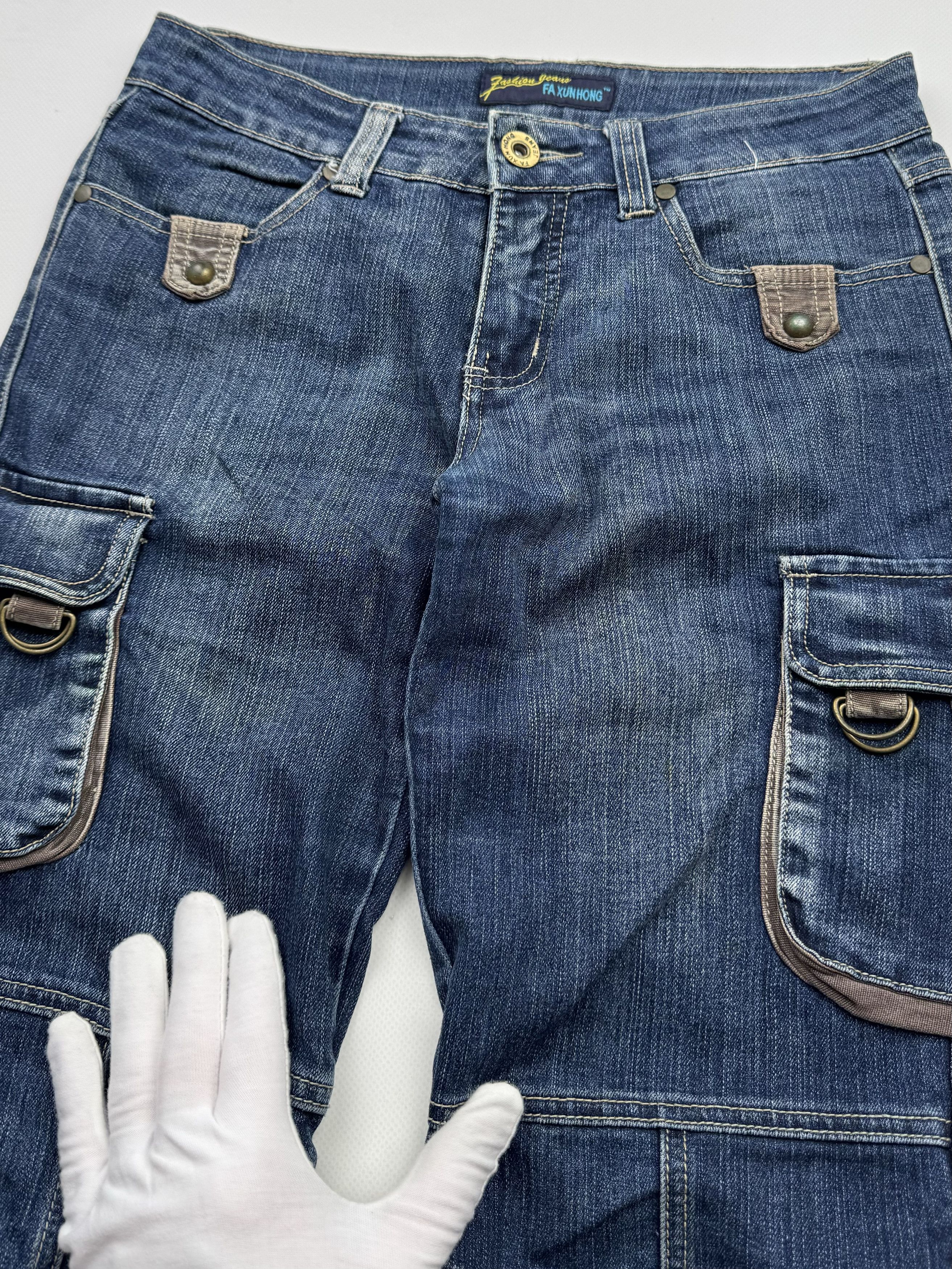 Japanese Brand 90's Long Shorts With Bondage B380(V406)E2 Size US 28 / EU 44 - 4 Thumbnail