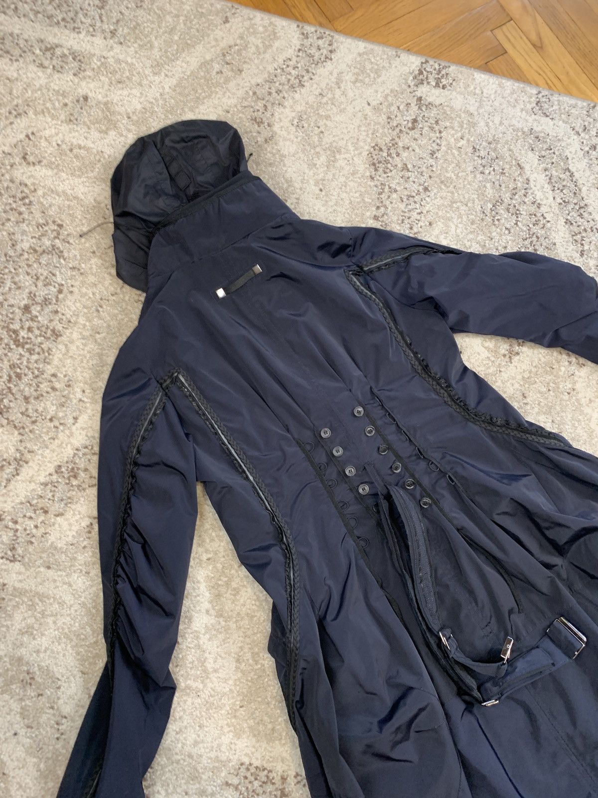 Marithe + Francois Girbaud MARITHE FRANÇOIS GIRBAUD Avant Garde Dress RainCoat Size M / US 6-8 / IT 42-44 - 11 Thumbnail