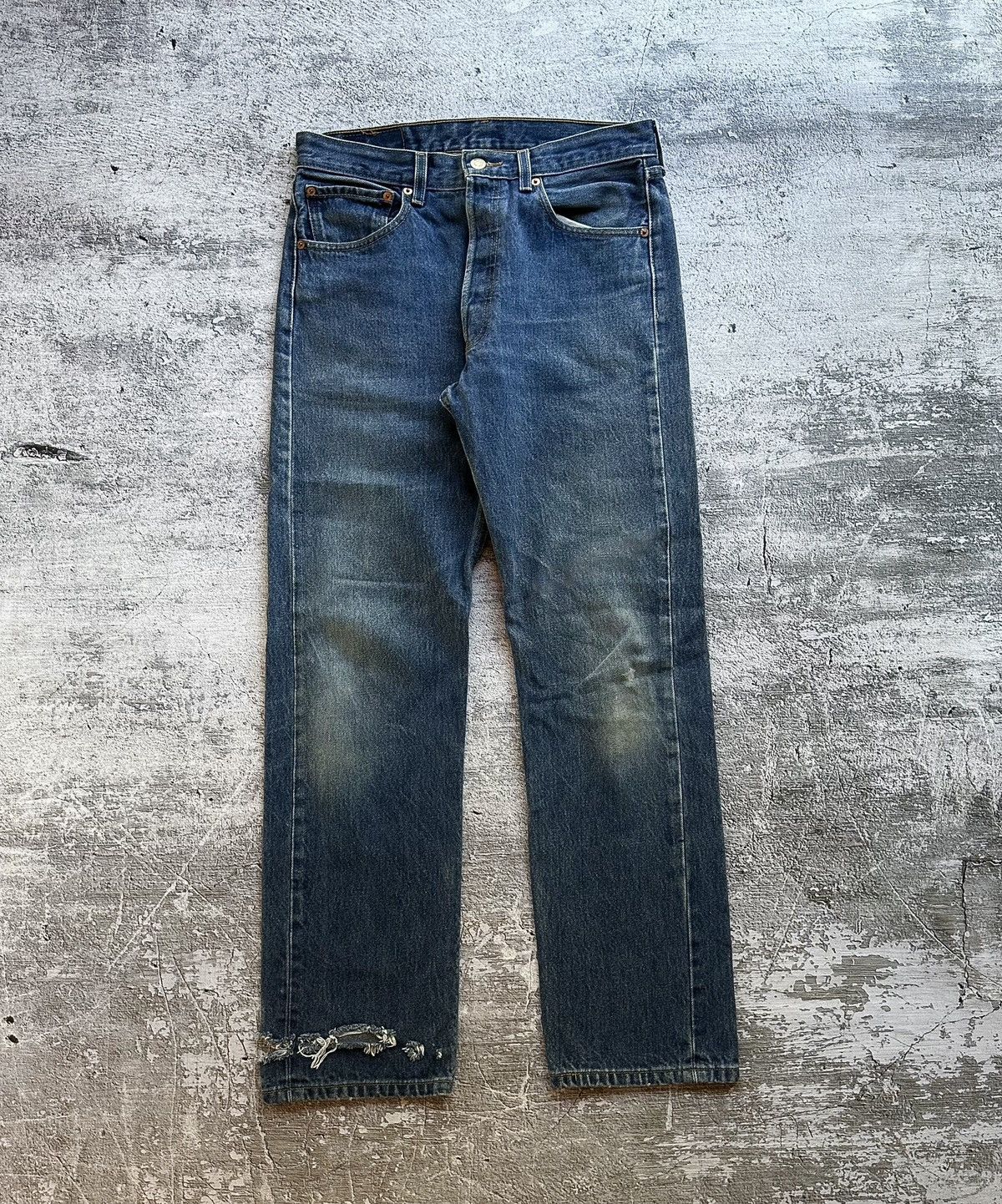 Levi's Levi’s 501XX Slashed Hem Denim Size US 32 / EU 48 - 1 Thumbnail