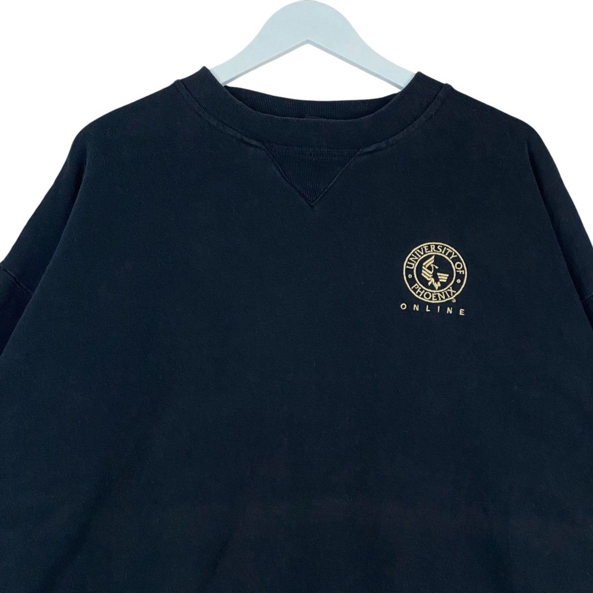Vintage Vintage University Of Phoenix Sweatshirt Small Embroidered Size US XL / EU 56 / 4 - 4 Thumbnail