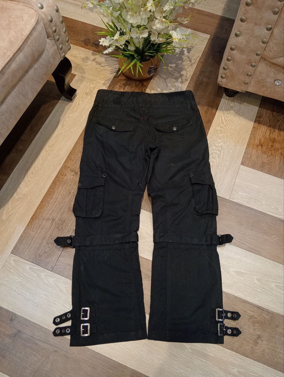 semanticdesign SEMANTIC DESIGN JAPAN BANDAGE PANTS BLACK Size US 32 / EU 48 - 6 Thumbnail