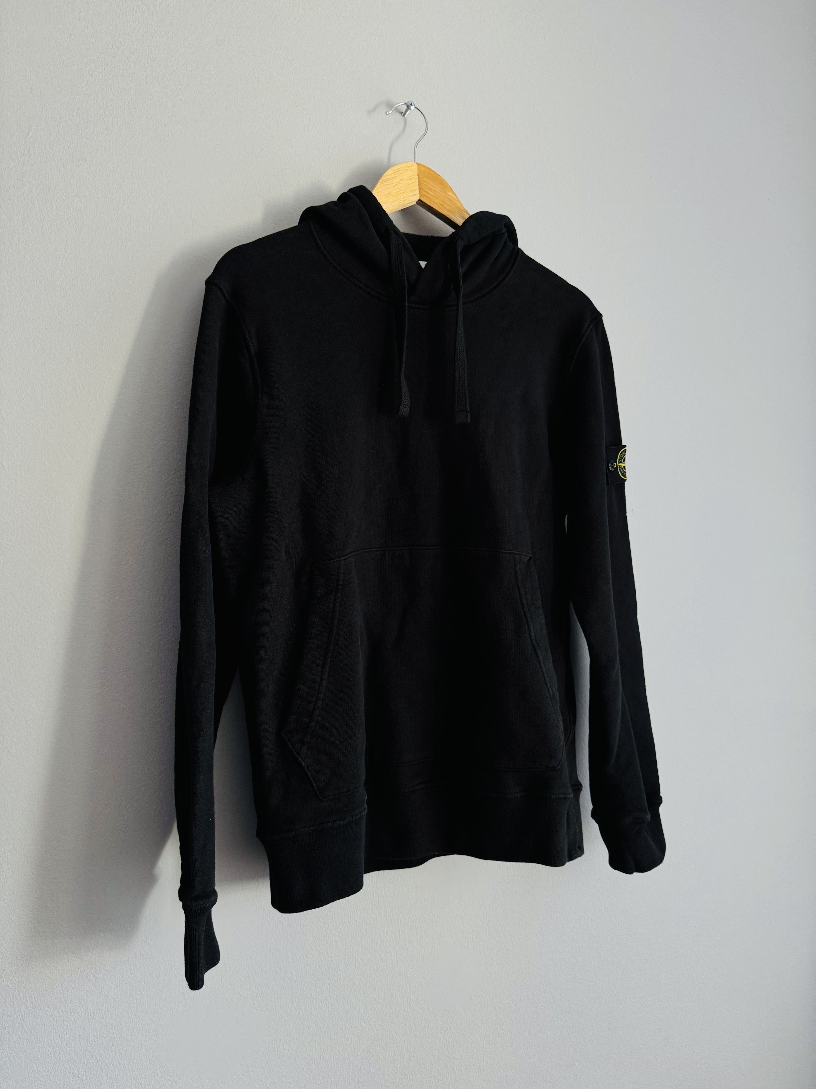 Stone Island Stone Island Garment Dyed Pullover Hoodie Black shadow Size US M / EU 48-50 / 2 - 2 Thumbnail