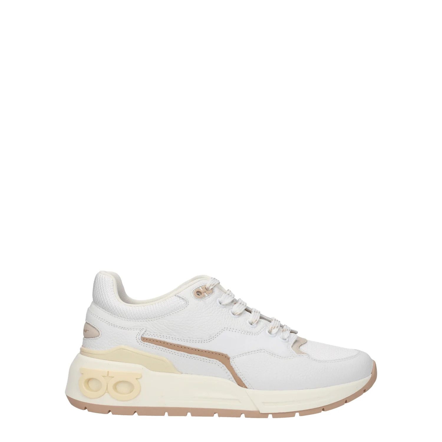 Salvatore Ferragamo ob1o1e1224 Leather Sneakers in White Size US 5.5 / IT 35.5 - 1 Thumbnail