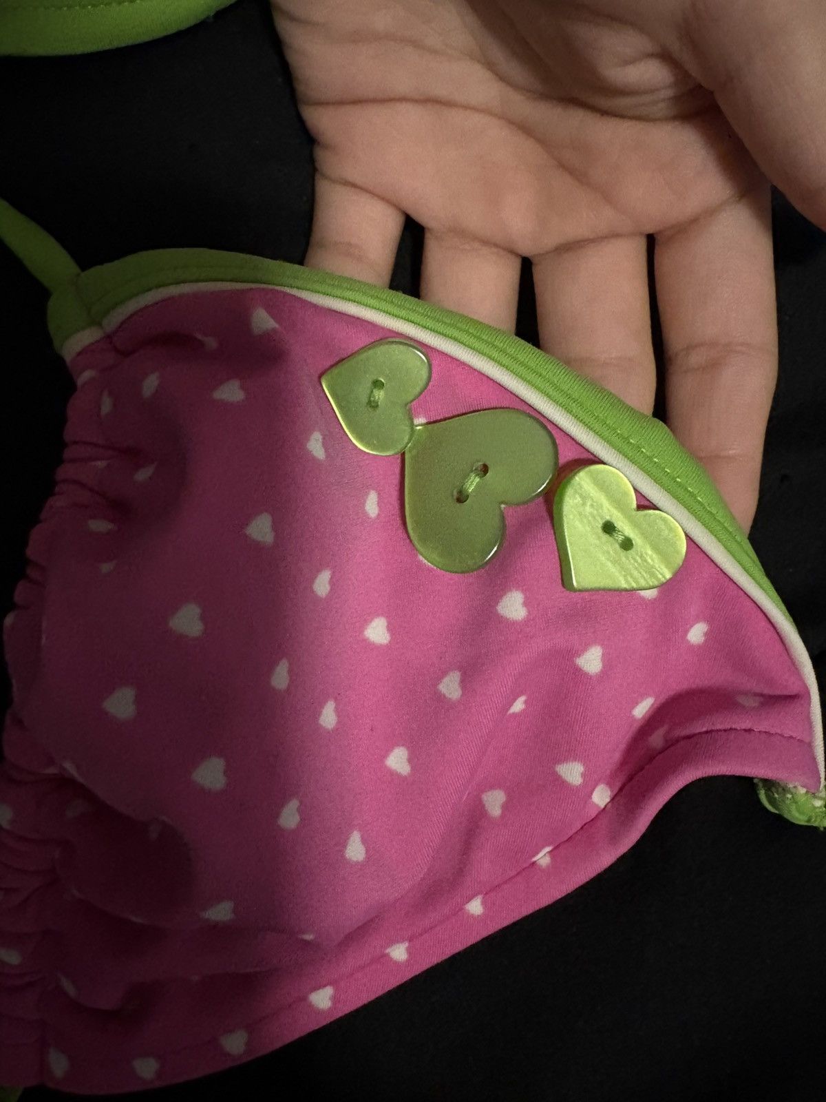 Other y2k pink and green bikini top Size S / US 4 / IT 40 - 2 Thumbnail