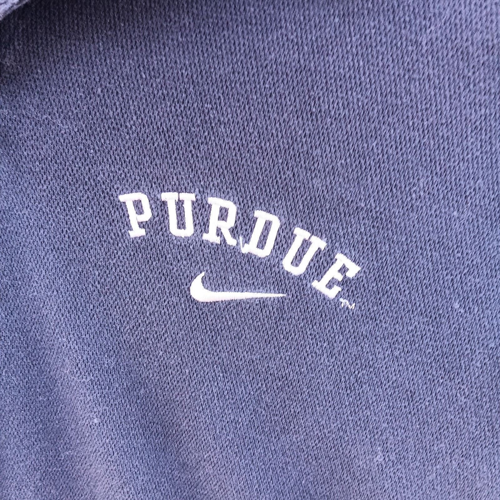 Nike Purdue Boilermakers Nike Polo Shirt Mens XL Black Size US XL / EU 56 / 4 - 2 Thumbnail