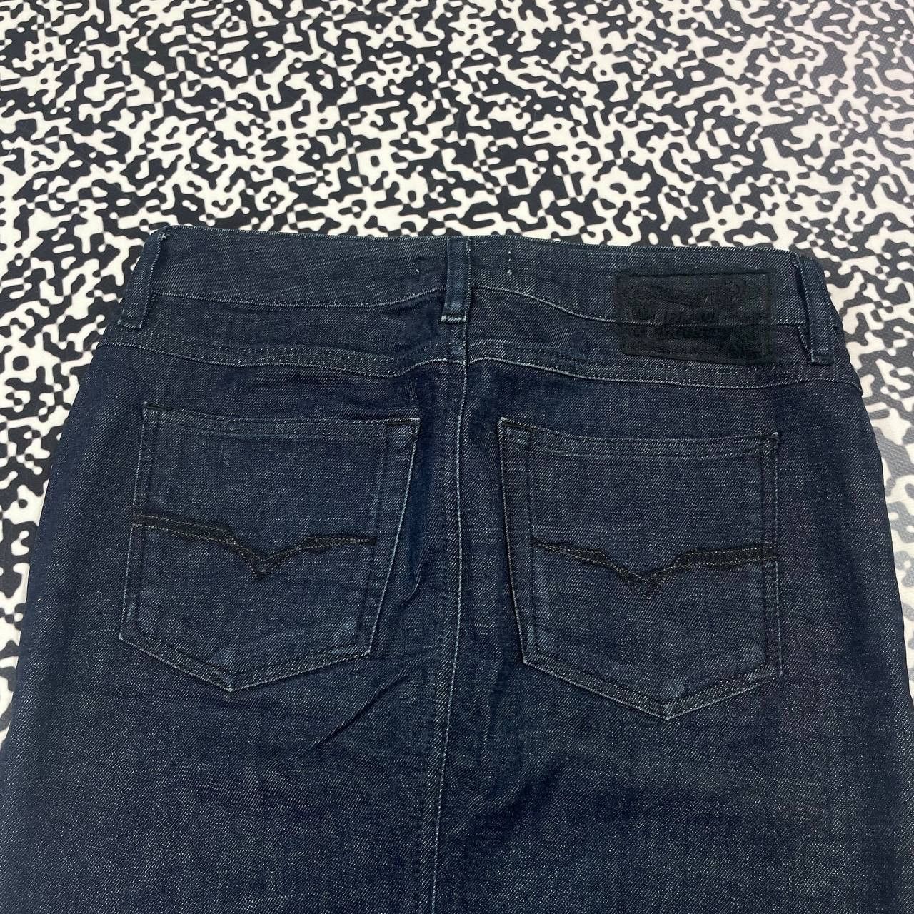 Diesel Vintage Y2K Diesel Japanese Style Casual Denim Midi Skirt Size 24" / US 00 / IT 34 - 9 Thumbnail