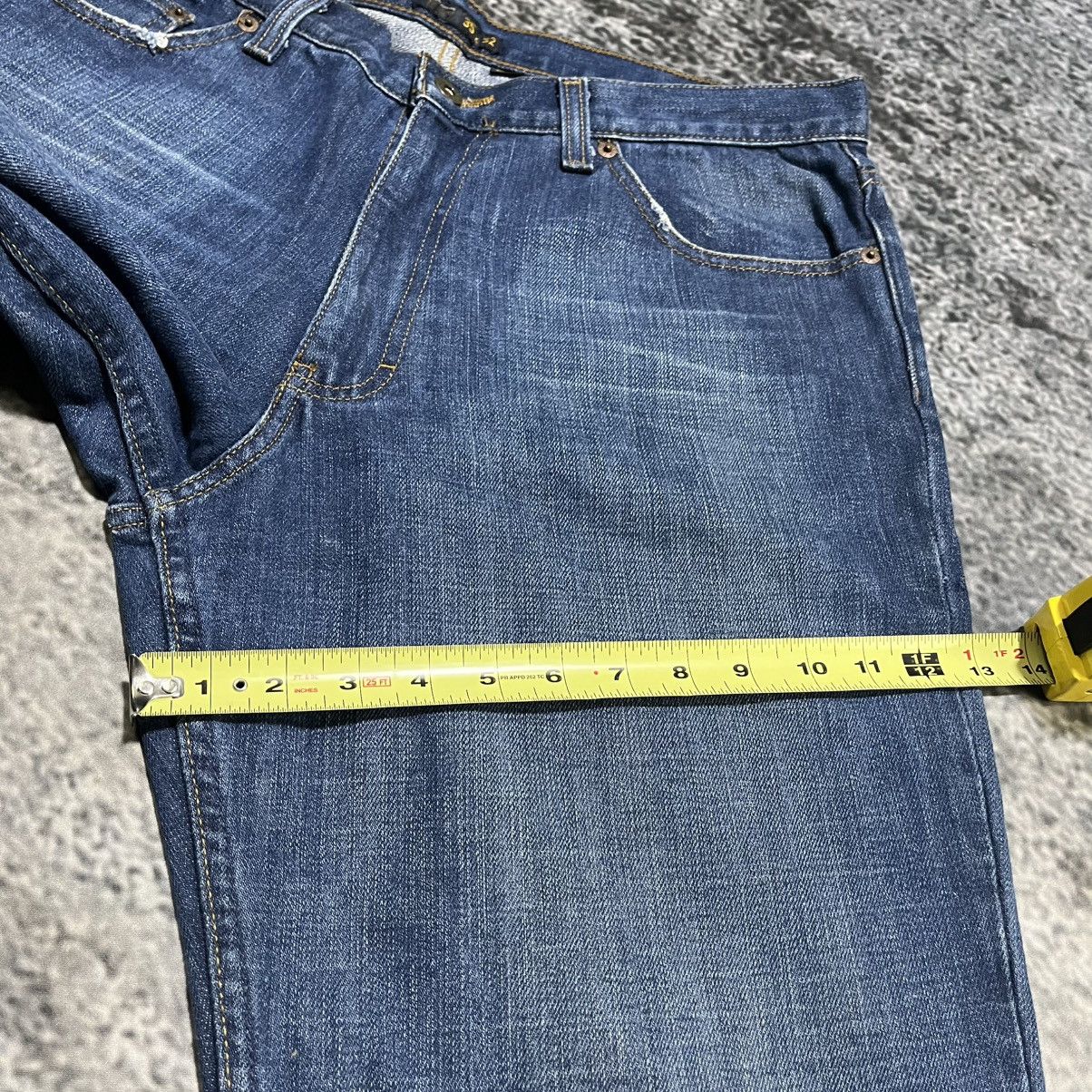 J.Crew VINTAGE J. CREW BLUE BOOTCUT FLARE WESTERN JEANS 35x32 Size US 35 - 14 Thumbnail