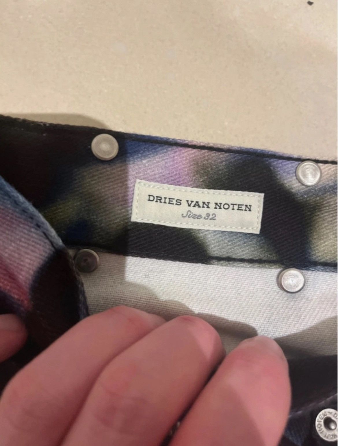 Dries Van Noten Dries Van Noten tie dye jeans Size US 32 / EU 48 - 2 Thumbnail