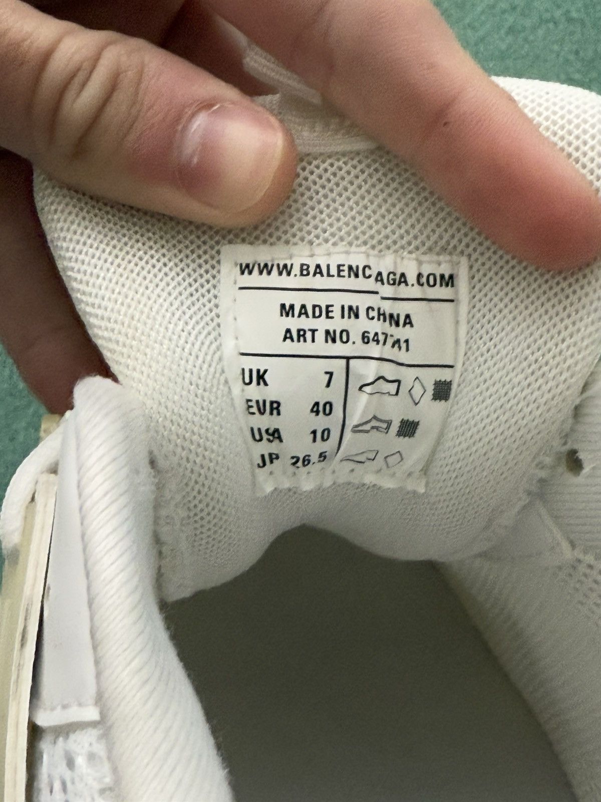 Balenciaga Balenciaga Track Clear sole White Size US 7 / EU 40 - 9 Thumbnail