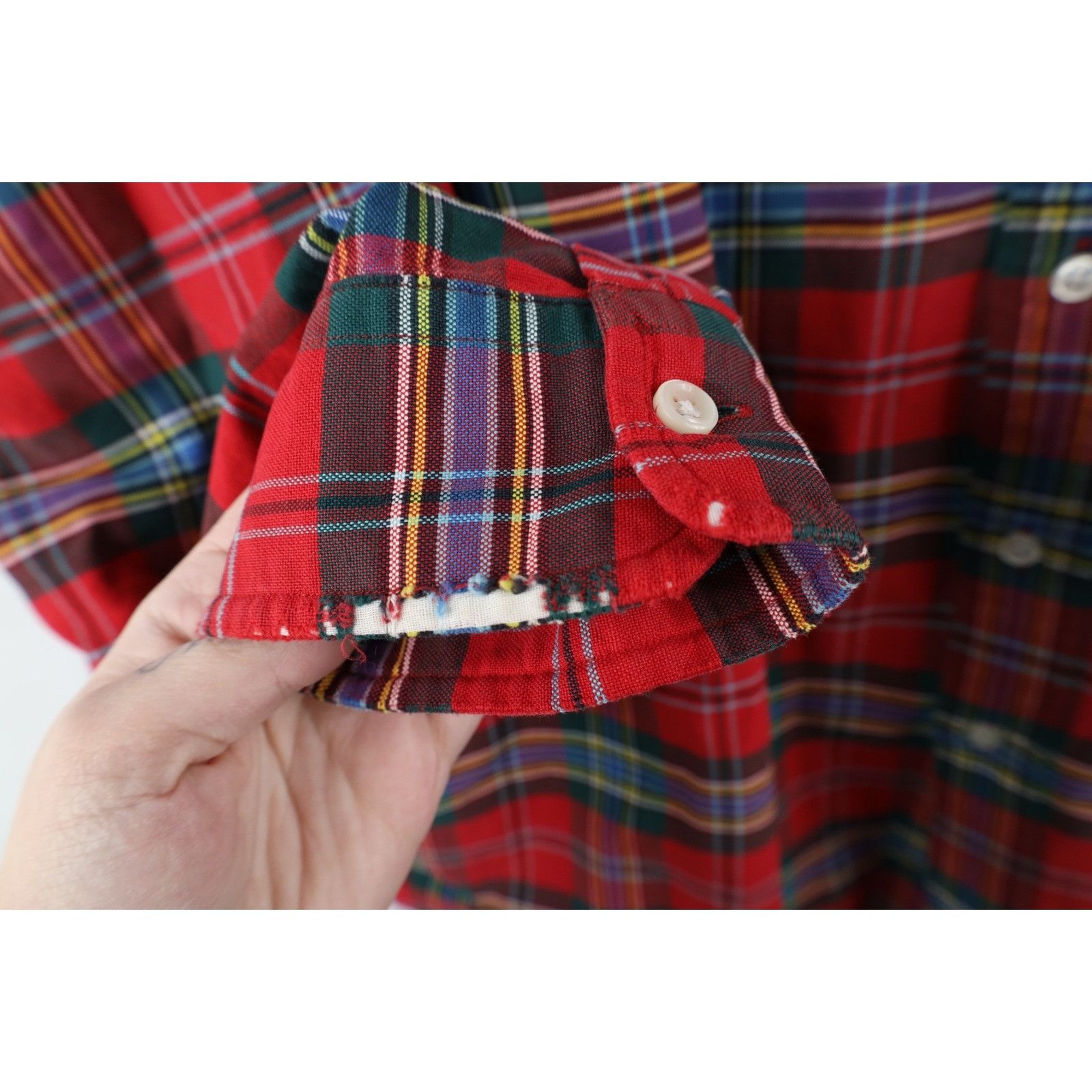 Polo Ralph Lauren Vintage 90s Ralph Lauren Heavyweight Button Down Shirt Size US XXL / EU 58 / 5 - 4 Thumbnail