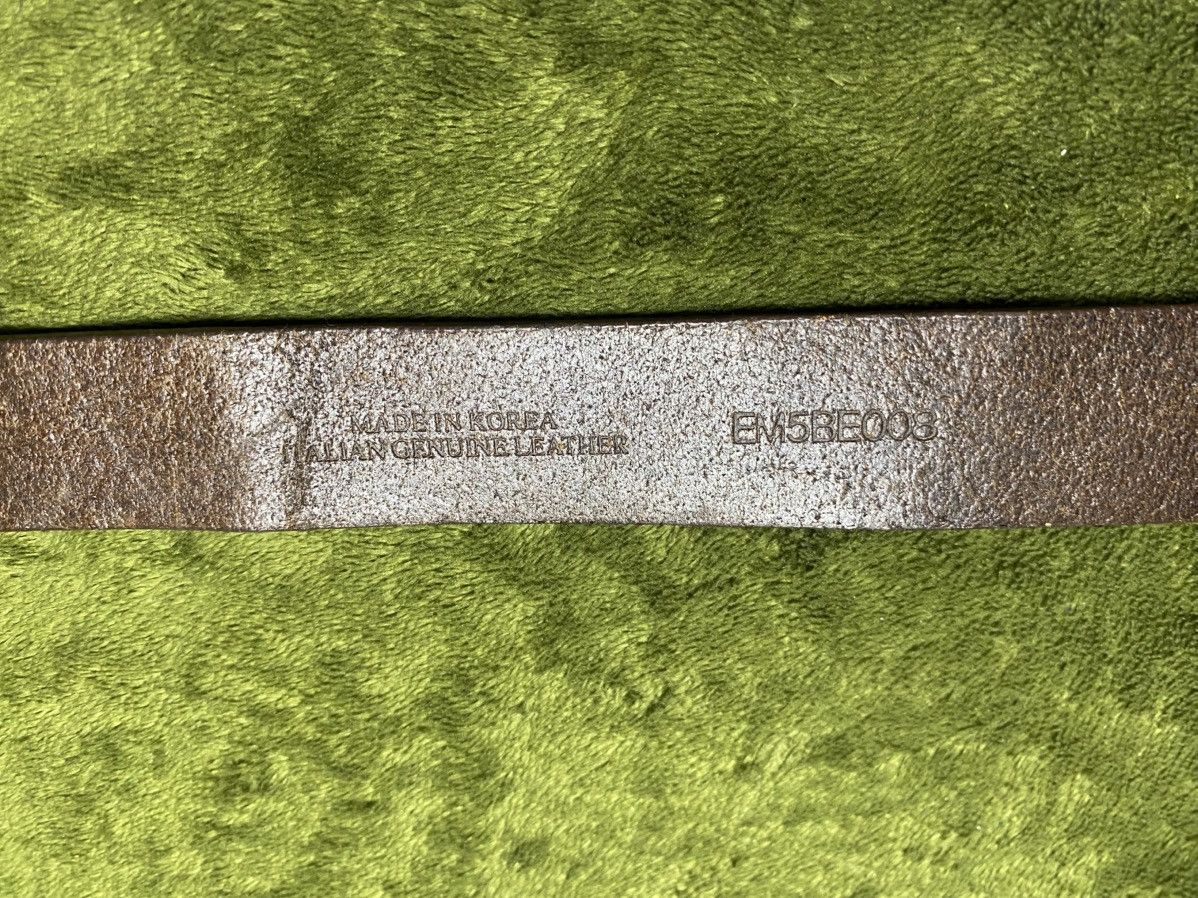 Evisu Evisu brown leather belt Size 32 - 8 Thumbnail