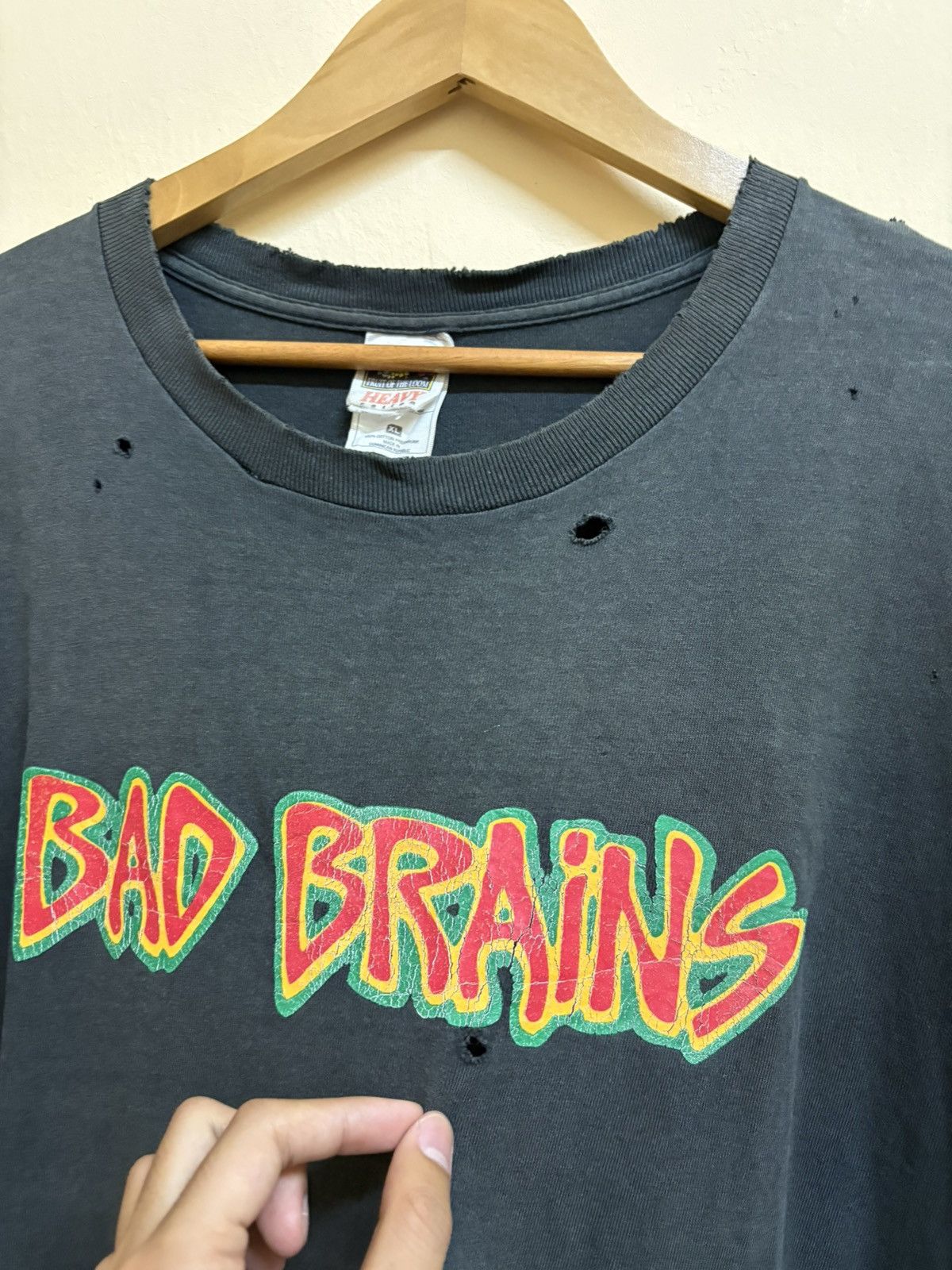 Band Tees Vintage 90s Bad Brains Band Omega Sessions Victory Record Size US XL / EU 56 / 4 - 12 Thumbnail