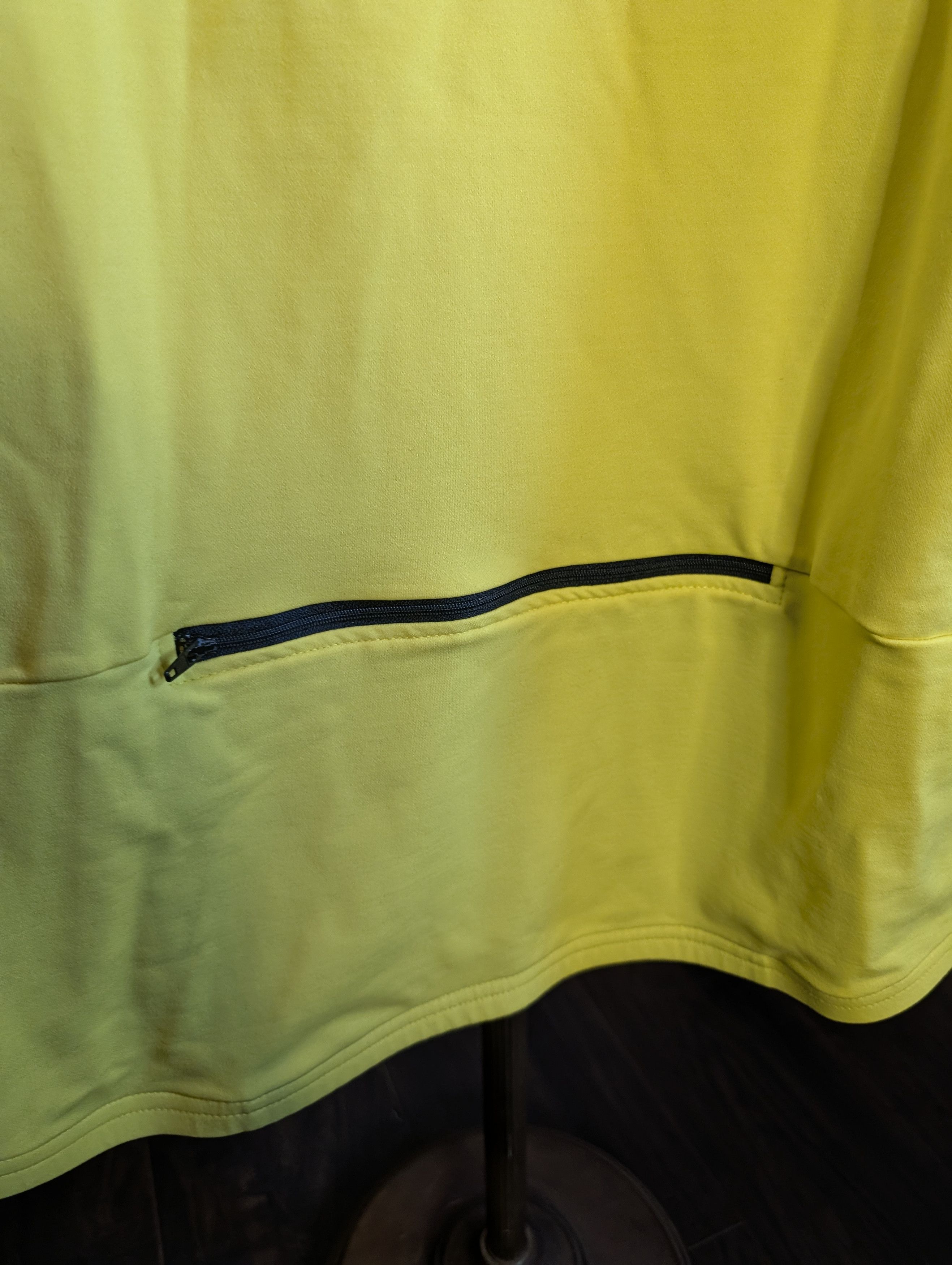 Canari VTG MiUSA Yellow L/S 1/4 Zip Yellow Logo Cycling Jersey Size US L / EU 52-54 / 3 - 11 Thumbnail