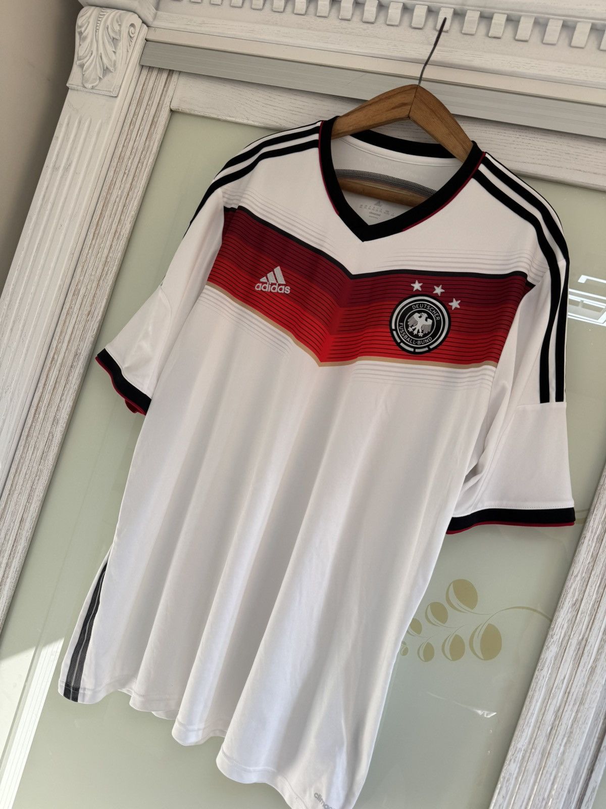 Adidas Germany 2014-2015 World Cup Home Soccer Jersey Football Kit Size US XXL / EU 58 / 5 - 3 Thumbnail