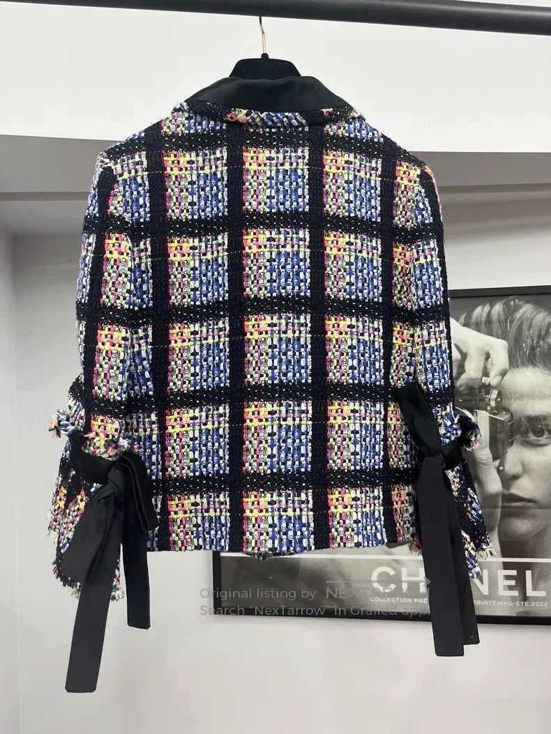 Chanel Chanel Colourful tweed lapel coat Size XS / US 0-2 / IT 36-38 - 3 Thumbnail