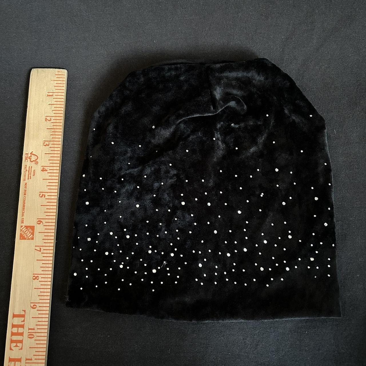 Vintage Y2K 2000s Style Super Soft Rhinestone Beanie Size ONE SIZE - 4 Thumbnail