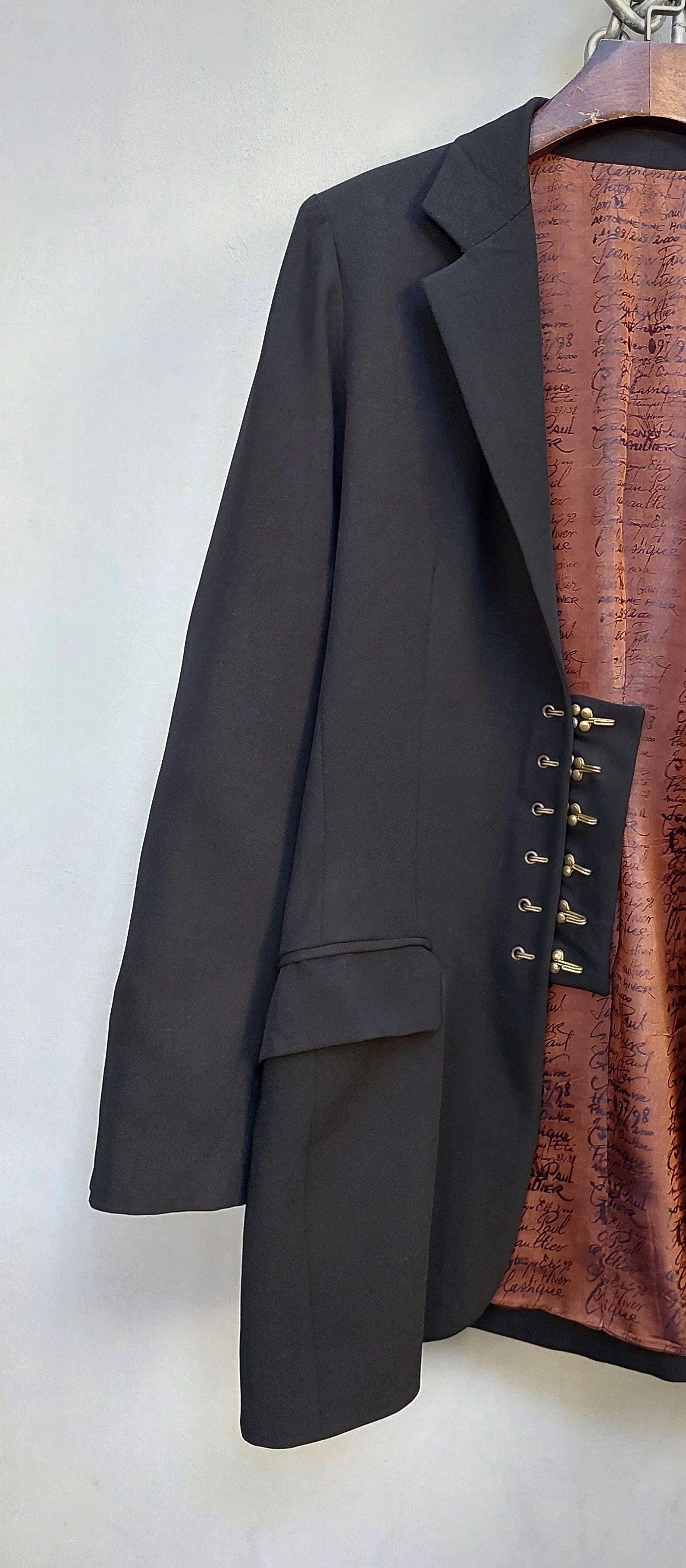 Jean Paul Gaultier Jean Paul Gaultier Hiver 97-98 Hook & I Wool Jacket Size XL / US 12-14 / IT 48-50 - 6 Thumbnail